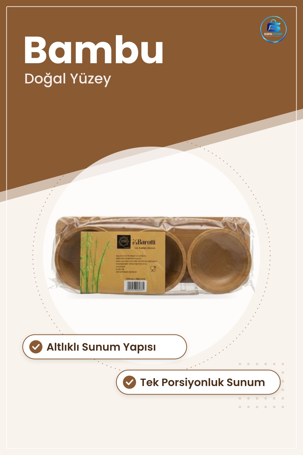 Altlıklı Bambu Mini Sunumluk Tepsi Atıştırmalık Servis Kasesi Sofra Doğal Küçük Porsiyon Mutfak