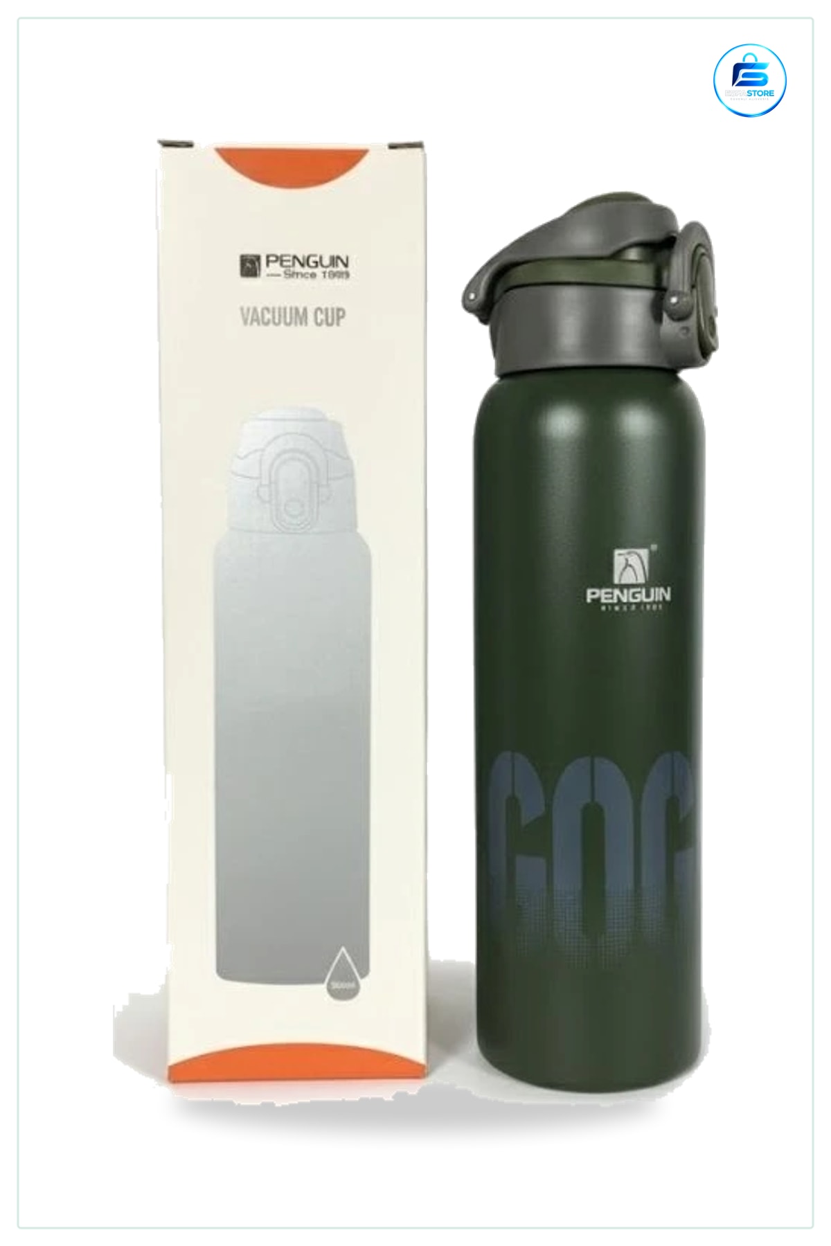 Termos 800 ml Metal Gövdeli Kamp Outdoor Seyahat Sıcak ve Soğuk İçecek Şişesi Ofis Vakumlu