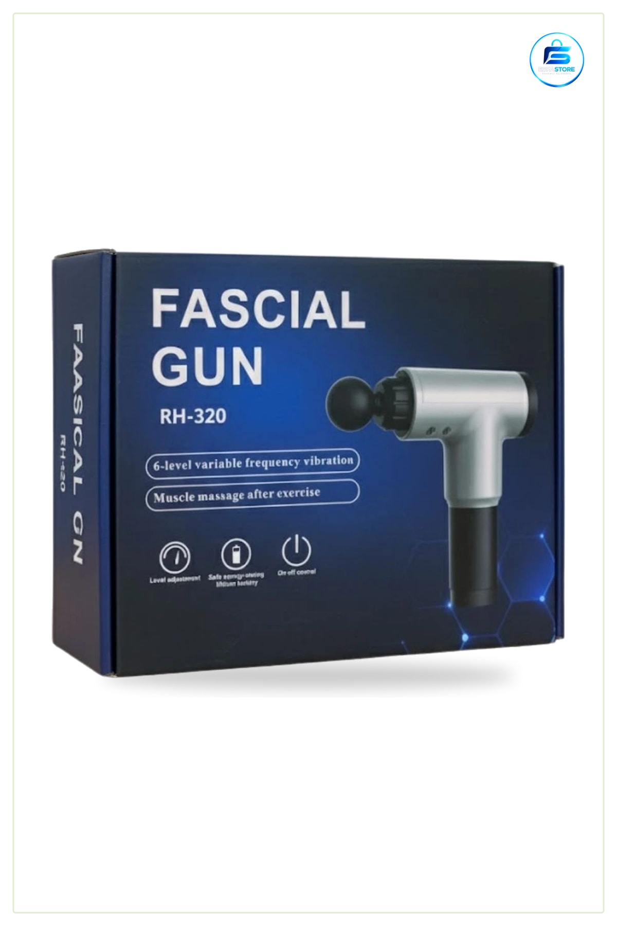 Masaj Tabanca sı Fascial Gun 6 Kademeli Titreşimli Kas Gevşetici Lityum Bataryalı Kişisel Bakım