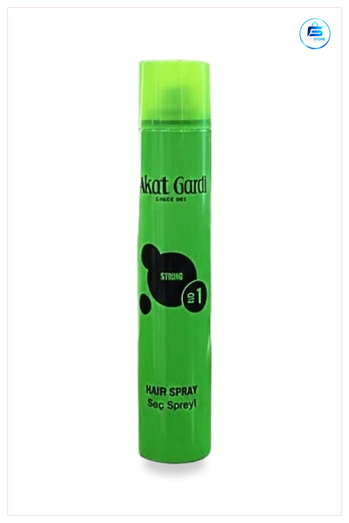 Saç Spreyi Büyük Yeşil 400 ml Sert Tutuş Şekillendirici Kalıcı Fiksaj Günlük Kullanım