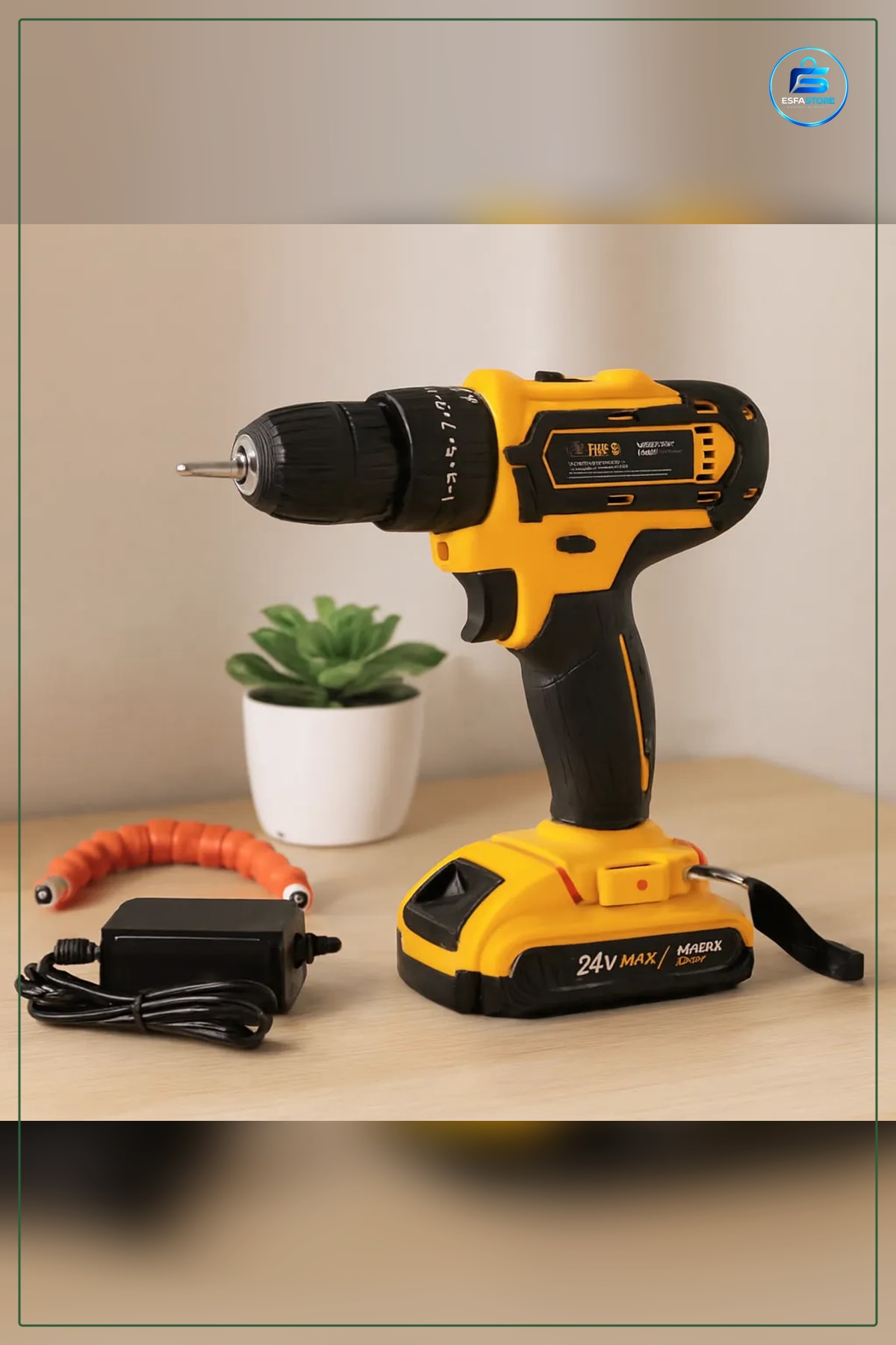 Şarjlı Matkap Seti 24W RPM Çantalı Kablosuz Delme ve Vidalama Ev Tamir Aracı Ahşap Metal