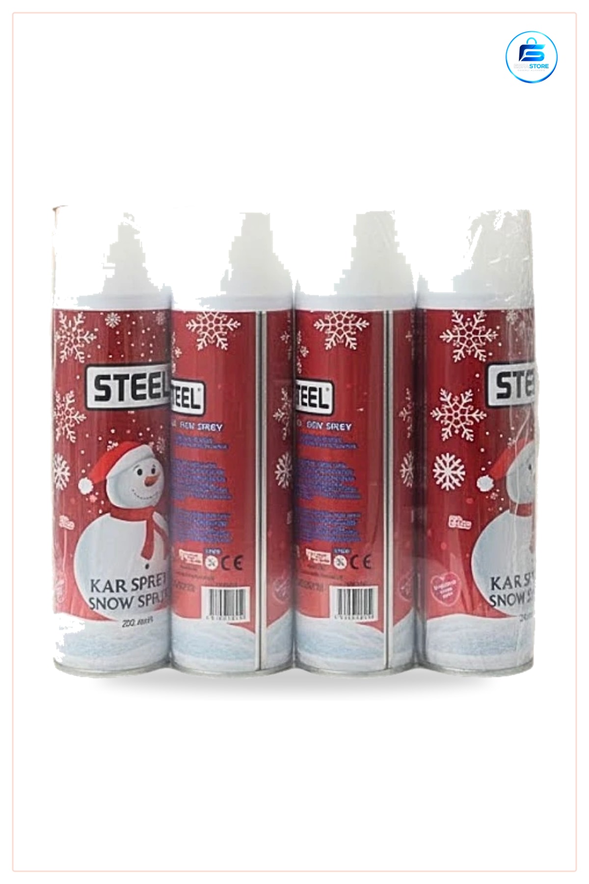 Kar Spreyi 150 ml Cama Yazılabilen Yılbaşı Pencere Süsleme Sprey Dekorasyon Ürünü