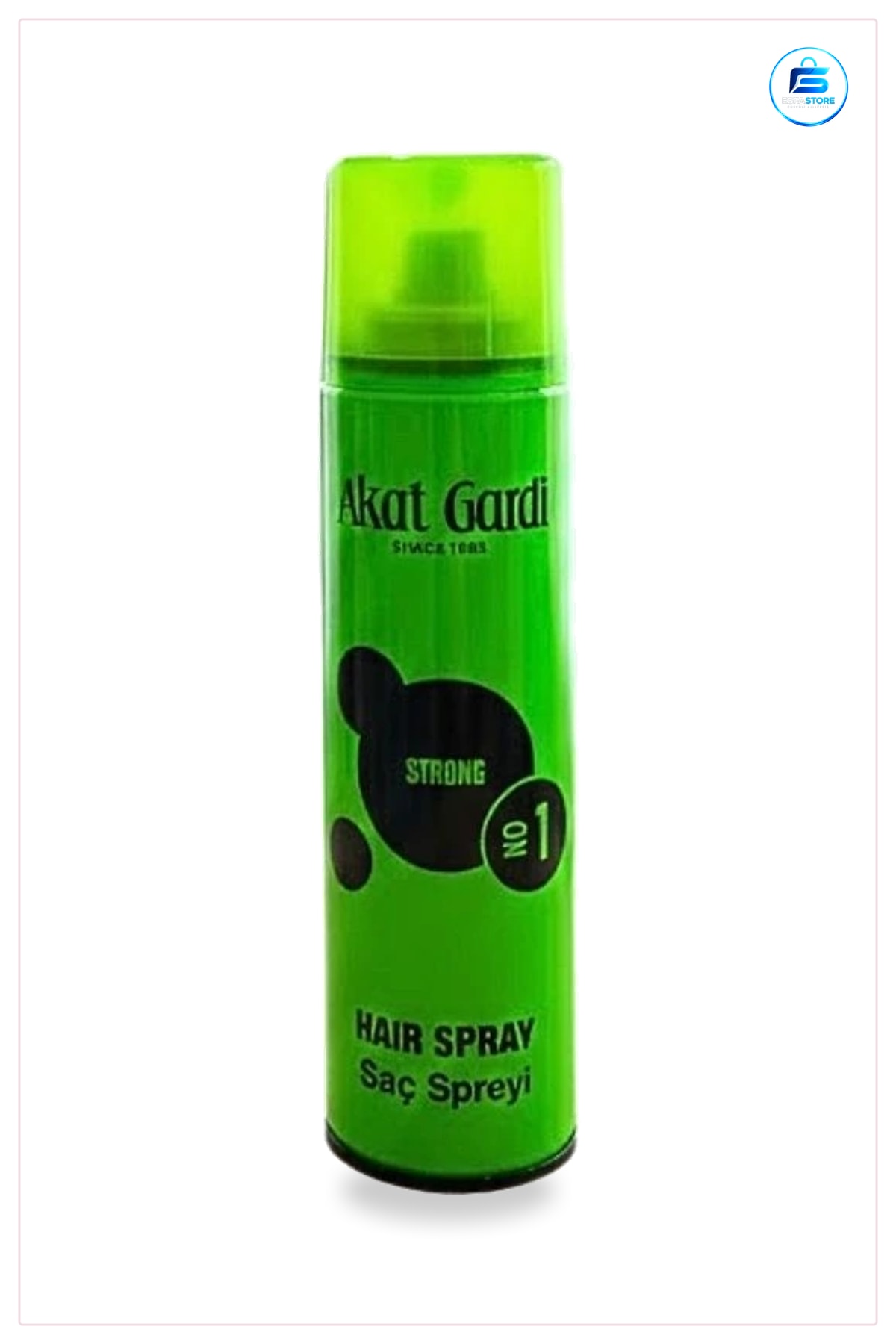 Saç Spreyi 180 ml Küçük Yeşil Şekillendirici Günlük Kullanım Fikse Edici Bakım Ürünü
