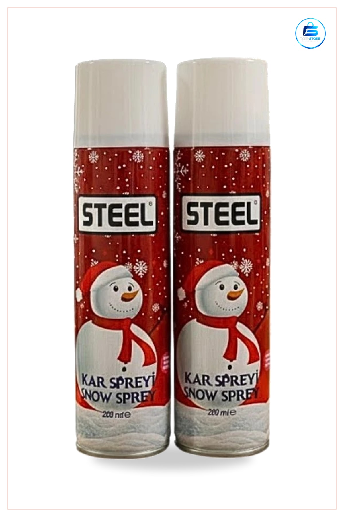 Kar Spreyi 200 ml 1 Adet Yılbaşı Parti Dekorasyon Yapay Karlı Efekt Süsleme Aksesuarı