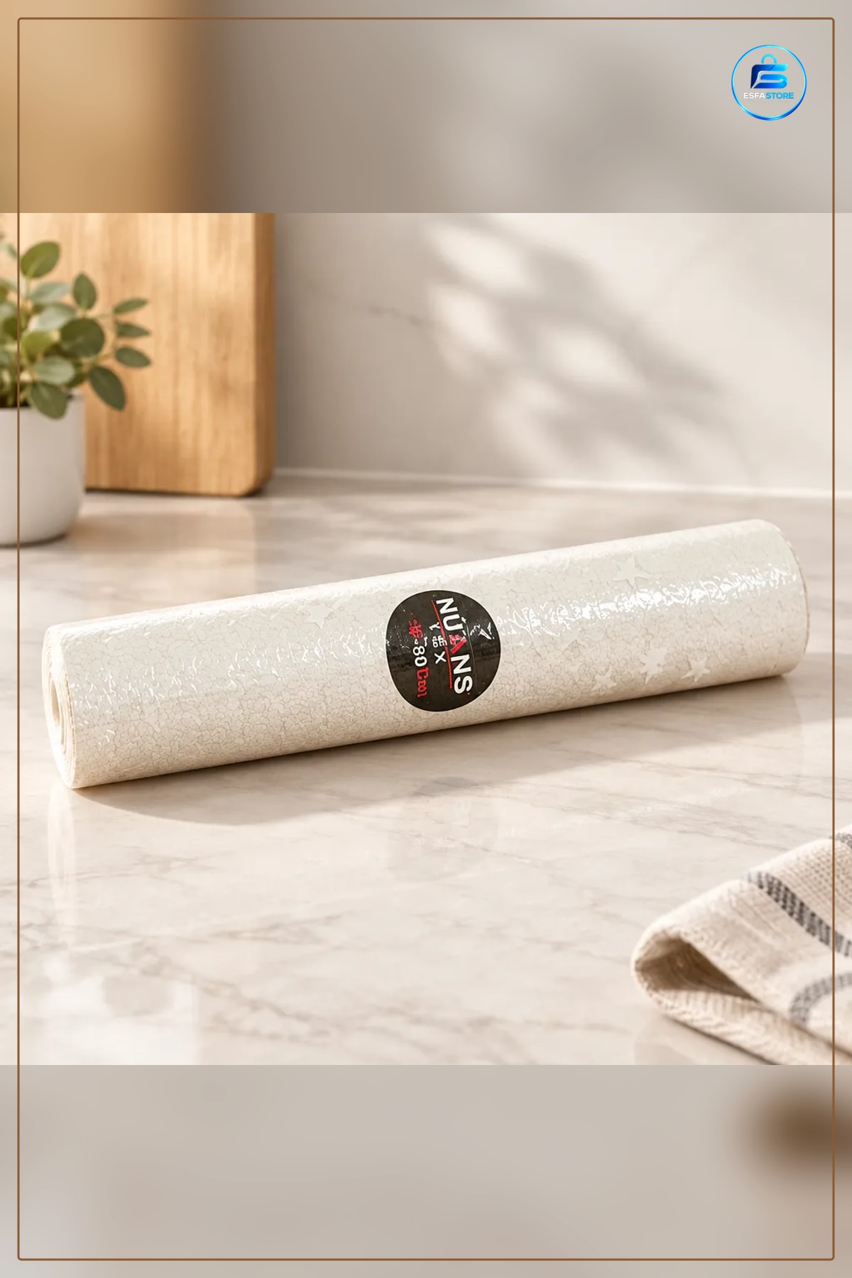 PVC Dantel Dolap Örtüsü 50 cm x 5 m Mutfak Çekmece ve Raf Kaplama Düzenleyici Dekoratif