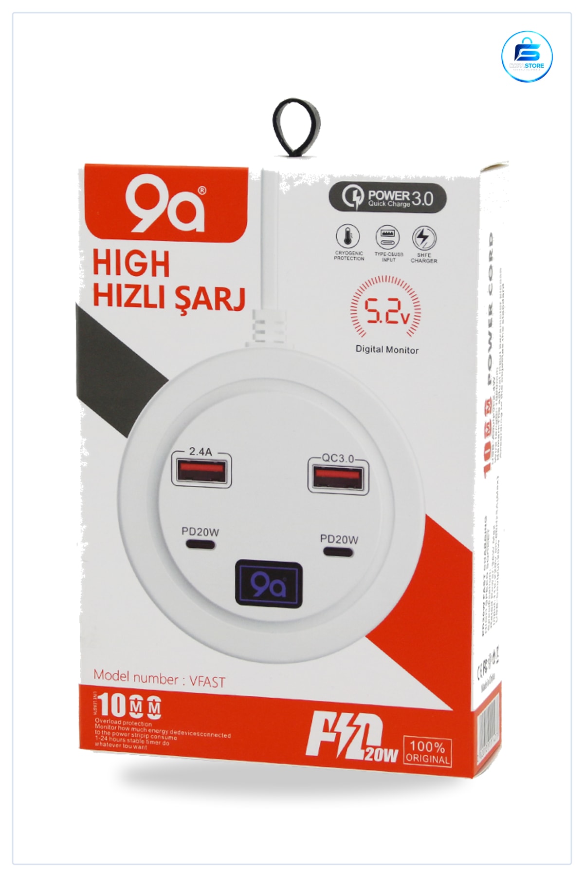 Hızlı Şarj Aleti PD20W Type C QC3.0 USB Çoklu Çıkış Akıllı Telefon Tablet Uyumlu ABS PC Gövde