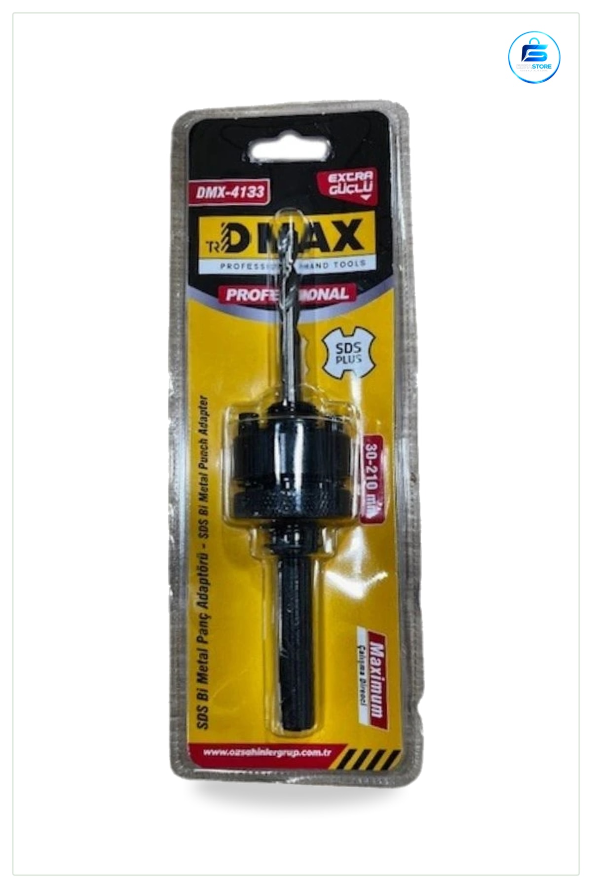 Panç Adaptörü SDS ile 210 mm Matkap Aksesuarı Bi Metal Delik Açma Elektrikli El Aleti