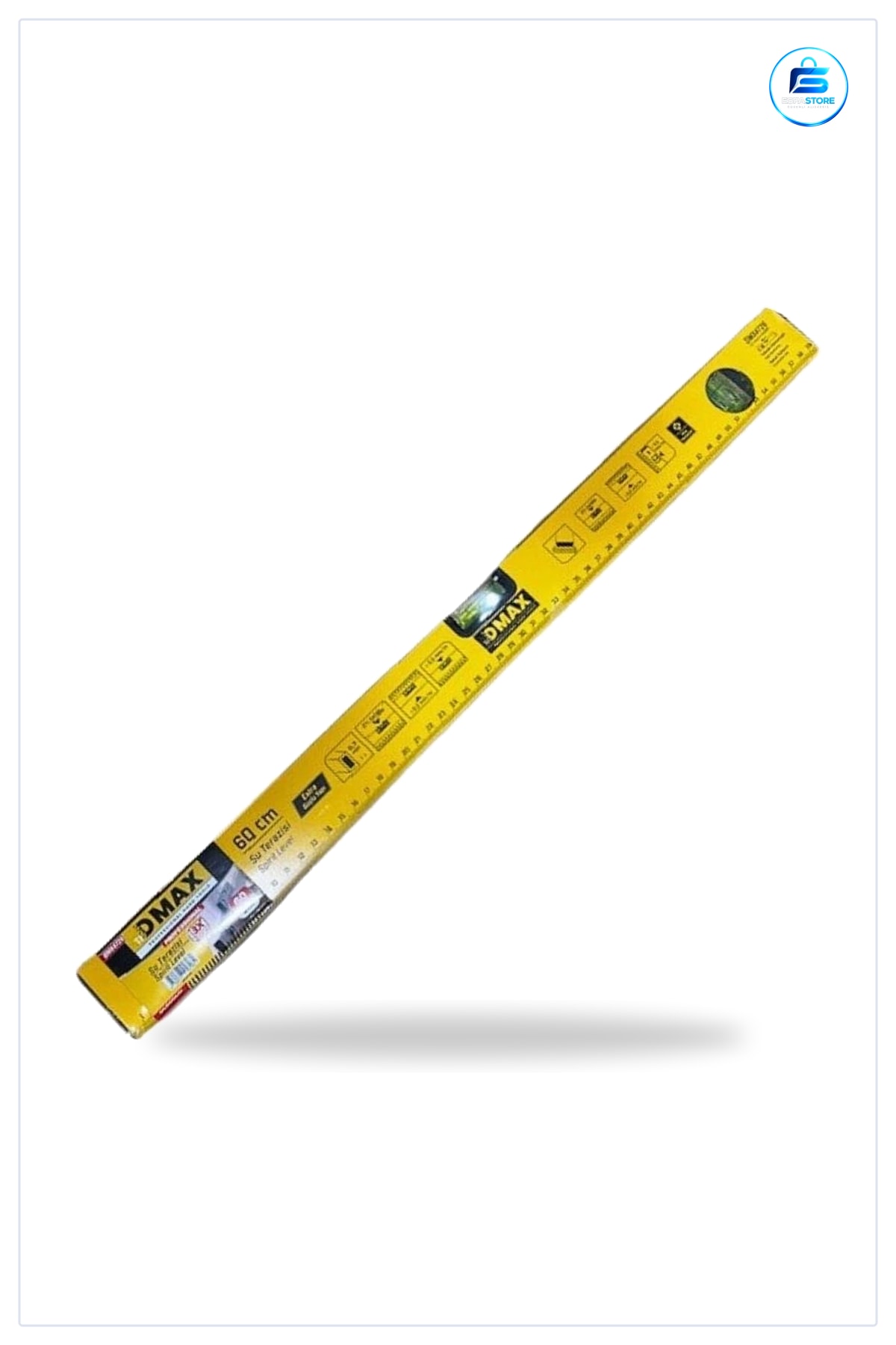 Su Terazisi 60 cm Yatay ve Dikey Seviye Ölçer Manuel El Aleti Hırdavat Ölçüm Cihazı