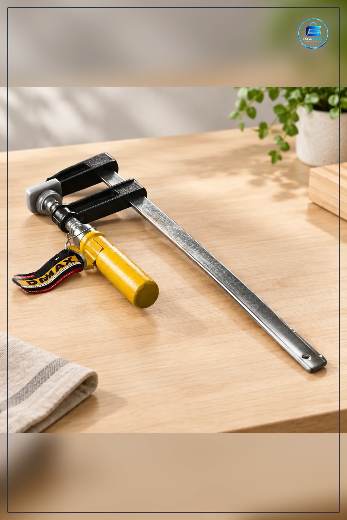 Mengene İşkence Aleti 50x250 mm Ahşap Marangozluk ve Hobi Atölyesi İçin Sıkıştırma Kelepçesi