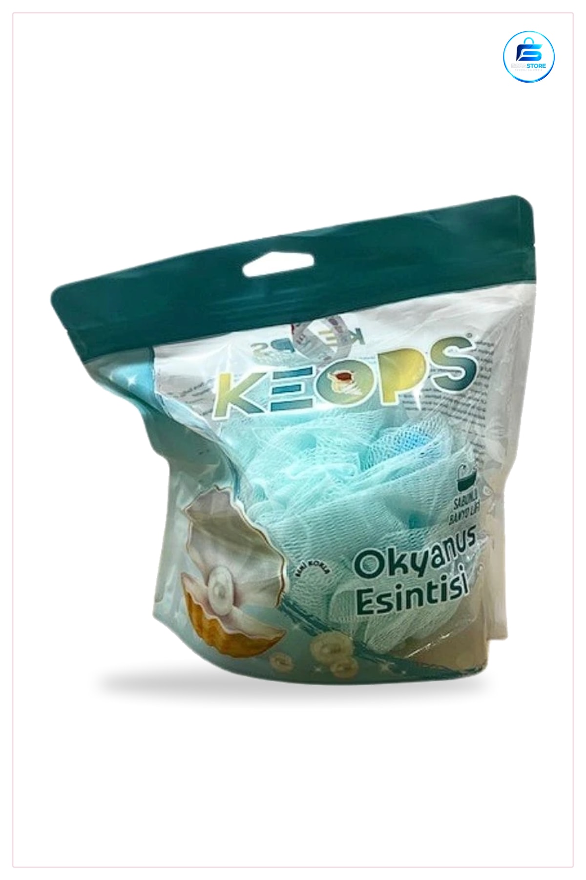 Okyanus Kokulu Esintili Sabunlu Banyo Lifi Vücut Temizleme Duş Süngeri Cilt Bakımı Kozmetik
