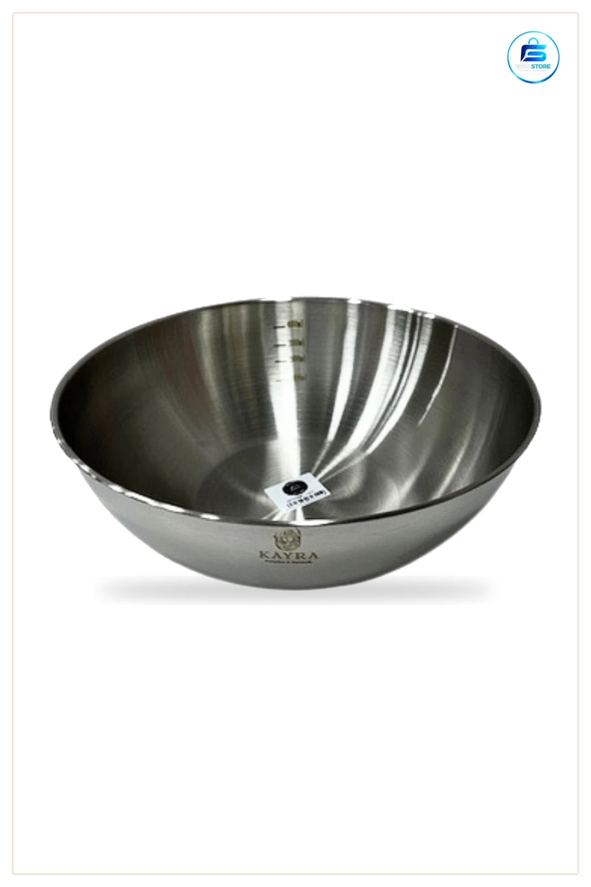 Çelik Kase 31 cm Salata ve Çırpma Kasesi Mutfak Yemek Hazırlama Karıştırma Sofra Servis Saklama