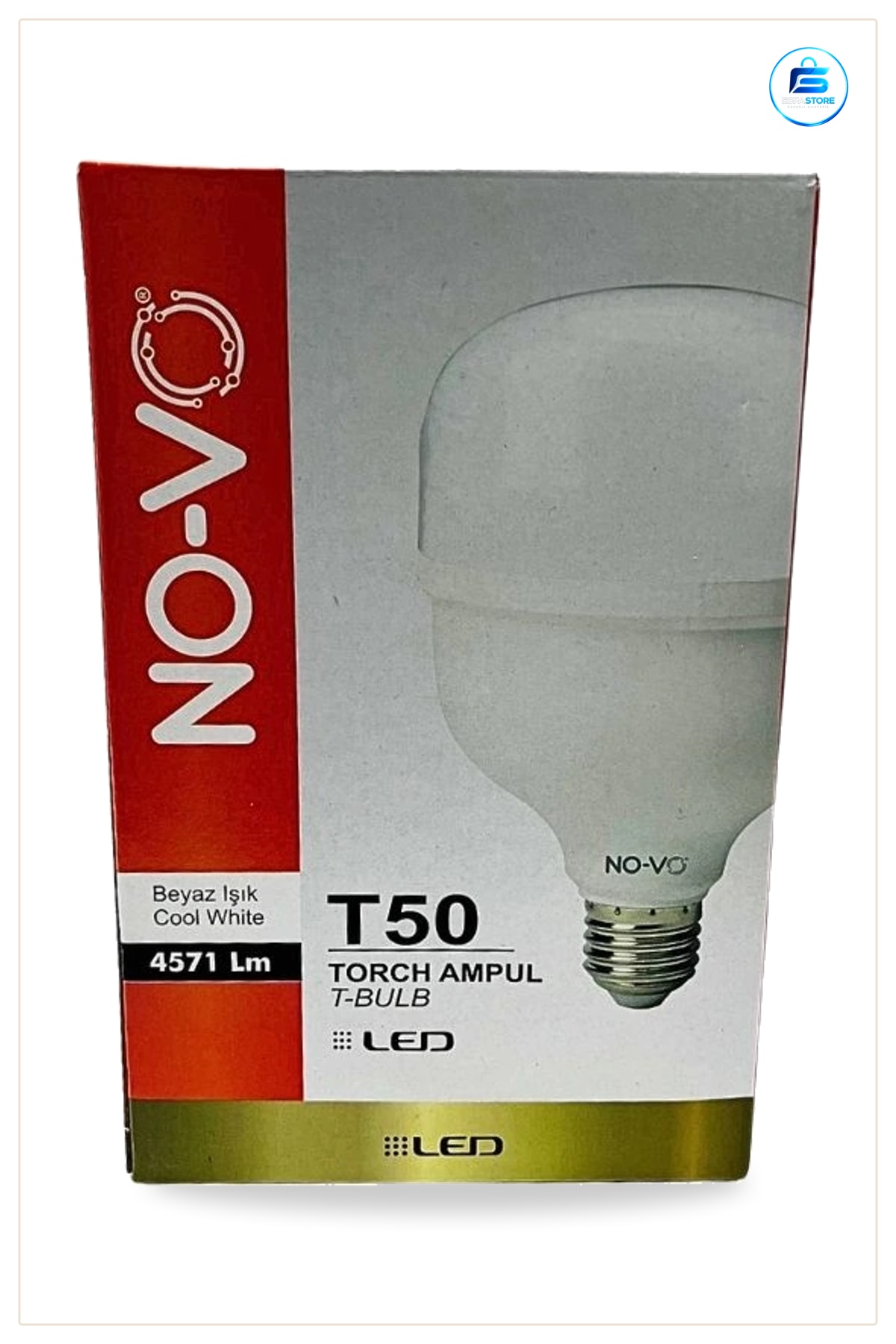 Torch LED Ampul 50 W E27 Beyaz Işık Ev Aydınlatma Lambaı Oda Salon Mutfak Banyo Kullanışlı