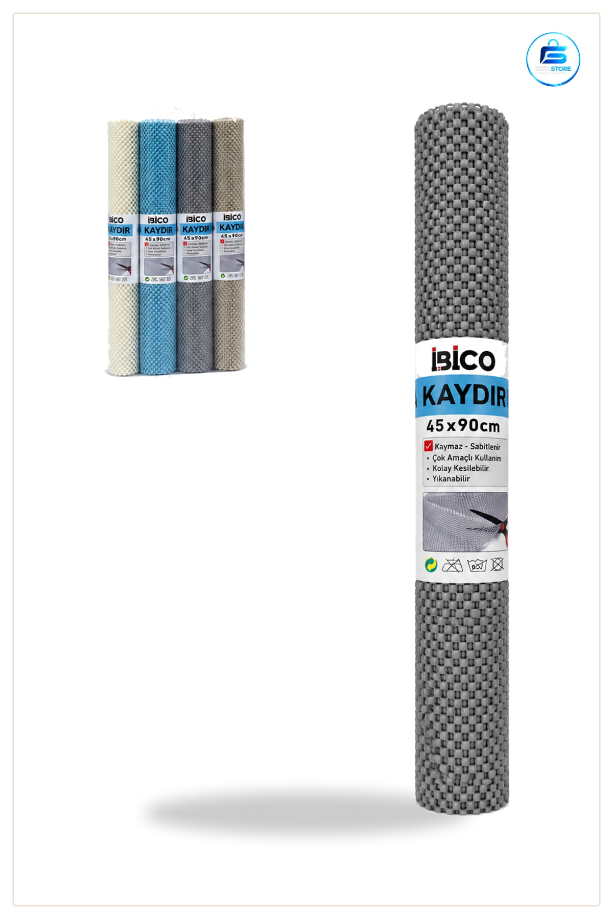 Kaydırmaz Halı Altı Örtüsü 45x90 cm Kaymaz Sabitleyici Kesilebilir Yıkanabilir Ped
