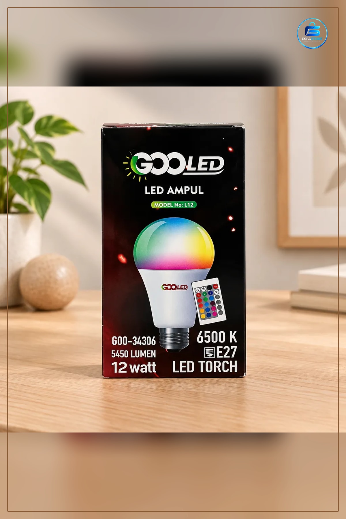 RGB Kumandalı LED Ampul 12 W E27 Renk Değiştiren Uzaktan Kontrol Ev Dekoratif Aydınlatma
