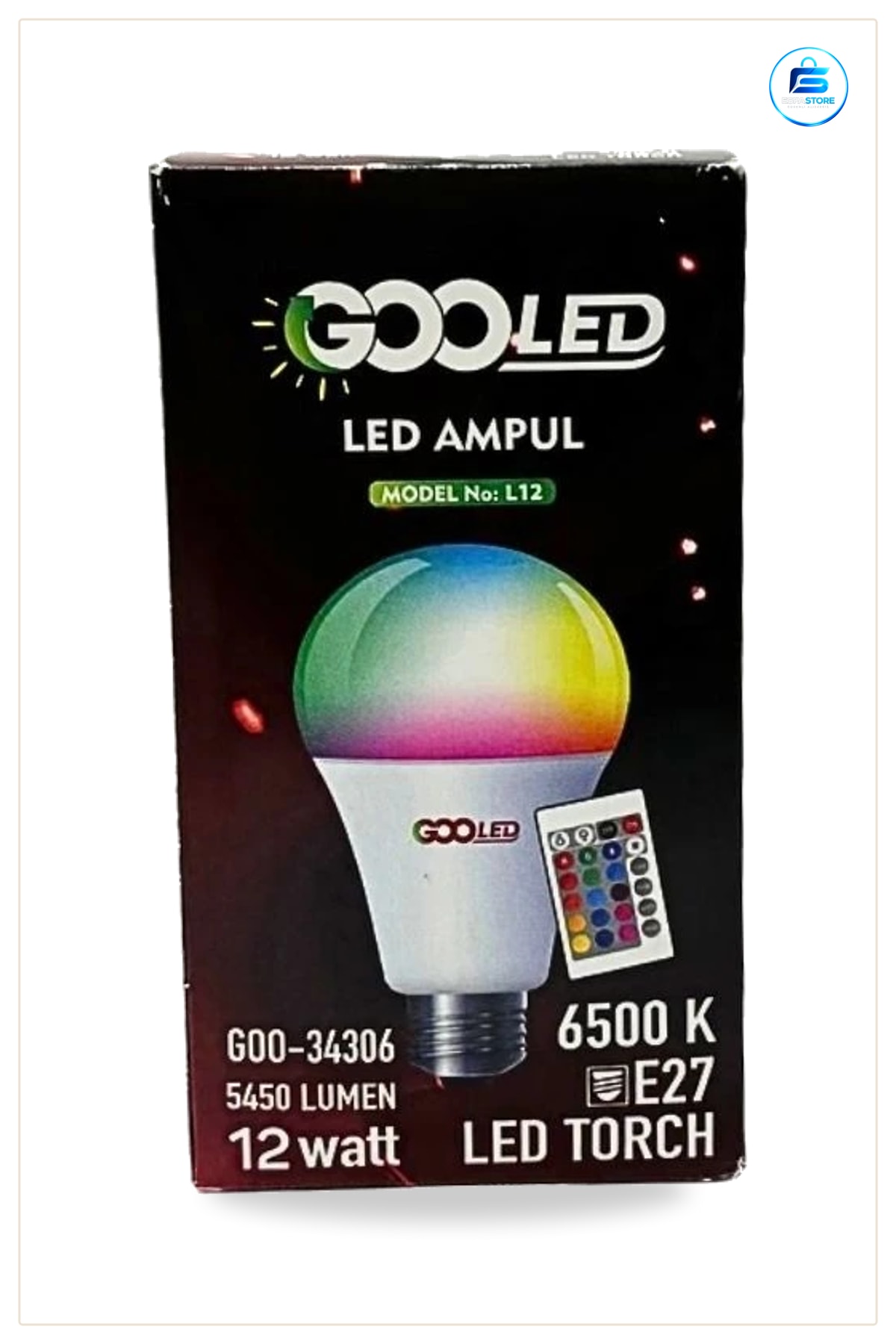 RGB Kumandalı LED Ampul 12 W E27 Renk Değiştiren Uzaktan Kontrol Ev Dekoratif Aydınlatma