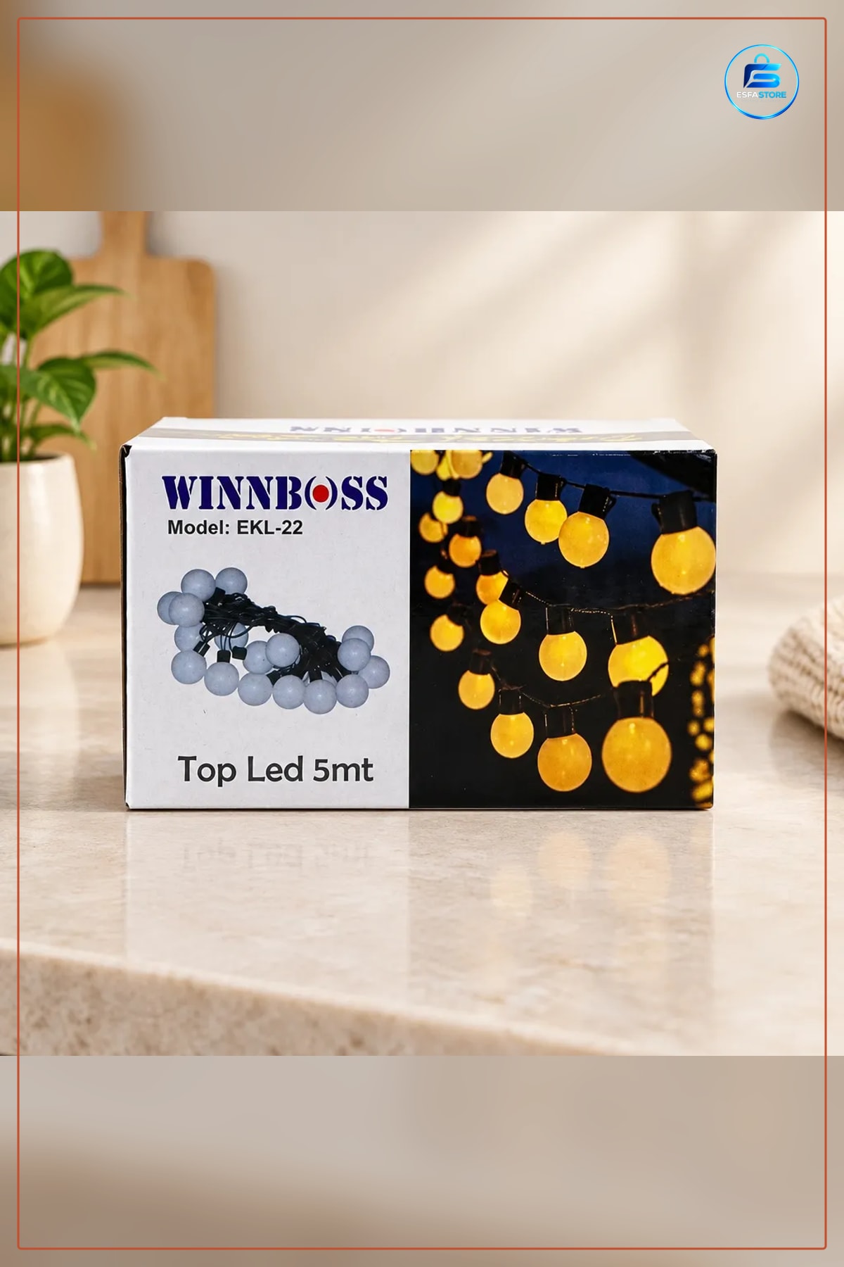 Dekor LED Top Işık Zinciri 5 metre Günışığı Beyaz Ampul Parti Bahçe Balkon Ev Dekoratif Aydınlatma