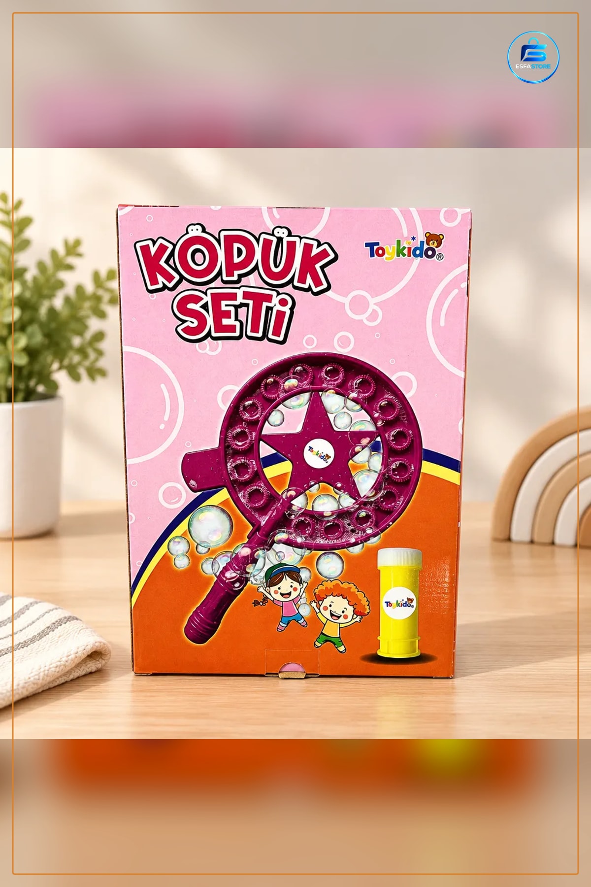 Kız Köpük Oyun Seti Kutulu Baloncuk Üfleme Çubuklu Çocuk Eğlence Doğum Günü Hediyesi