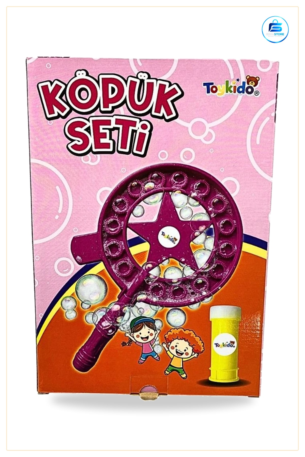 Kız Köpük Oyun Seti Kutulu Baloncuk Üfleme Çubuklu Çocuk Eğlence Doğum Günü Hediyesi