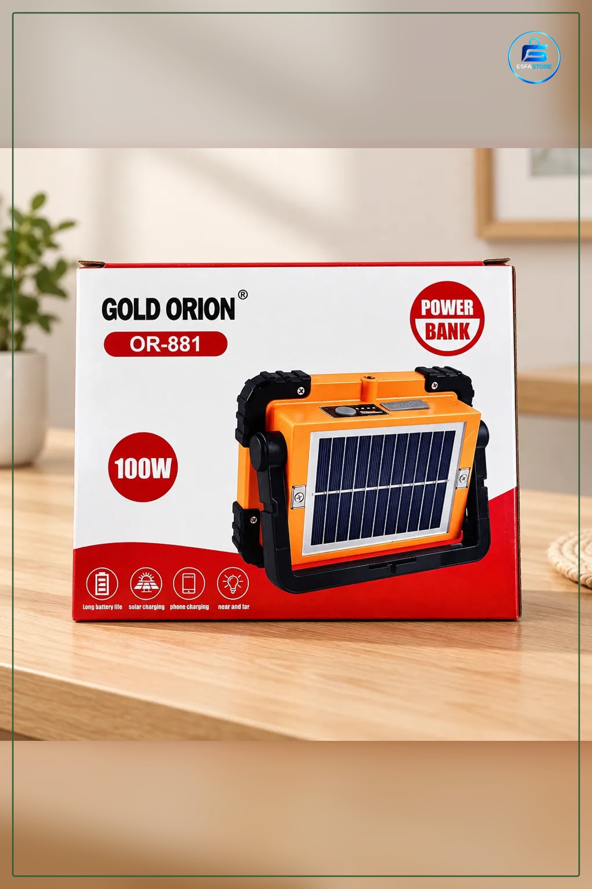 Solar Lamba Şarjlı Güneş Enerjili LED Aydınlatma Powerbank Telefon Şarj Bahçe Kullanışlı