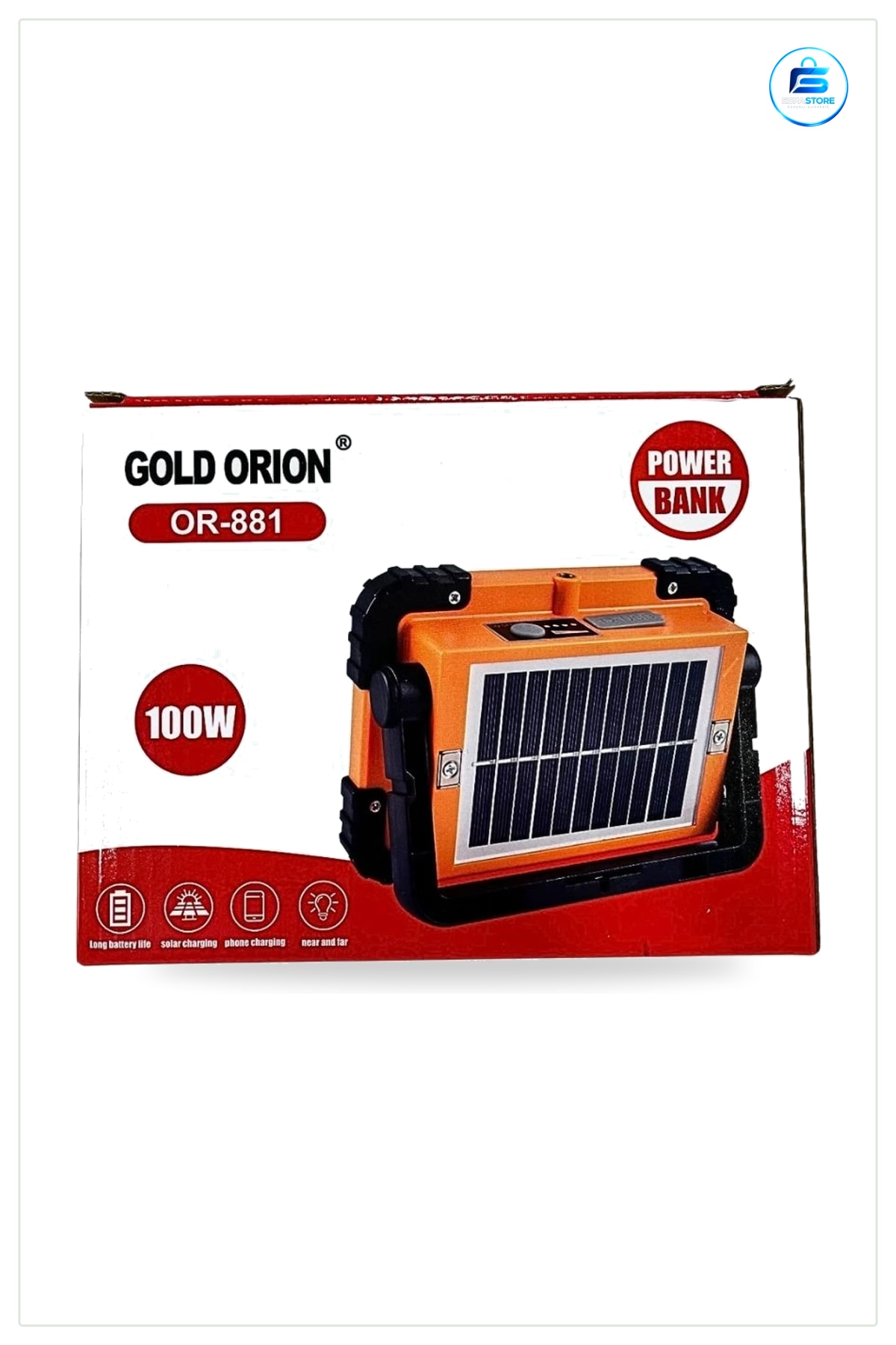 Solar Lamba Şarjlı Güneş Enerjili LED Aydınlatma Powerbank Telefon Şarj Bahçe Kullanışlı