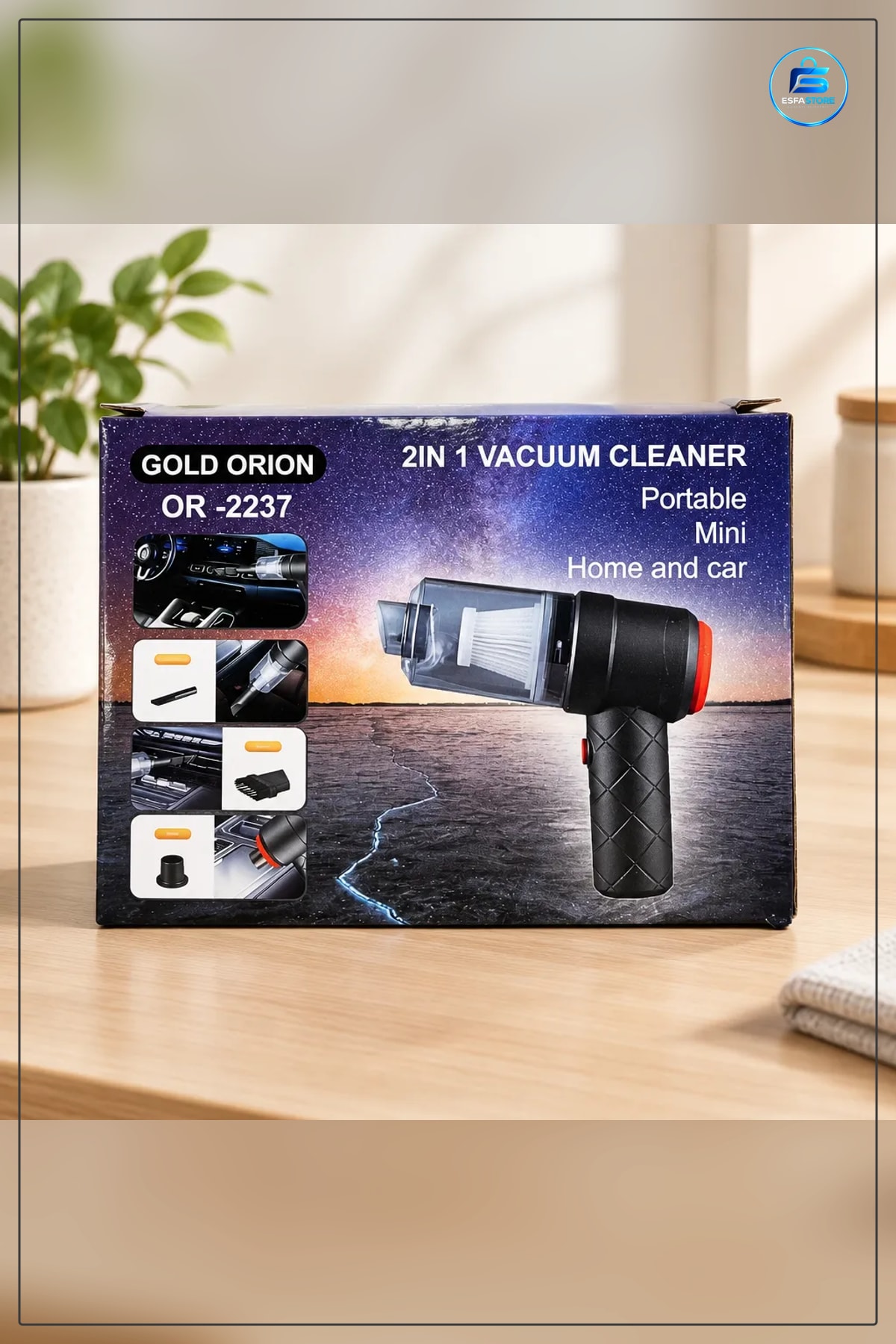 Mini USB Oto Süpürgesi Araç İçi Taşınabilir 2in1 Çift Fonksiyonlu Kompakt Vakum Ev