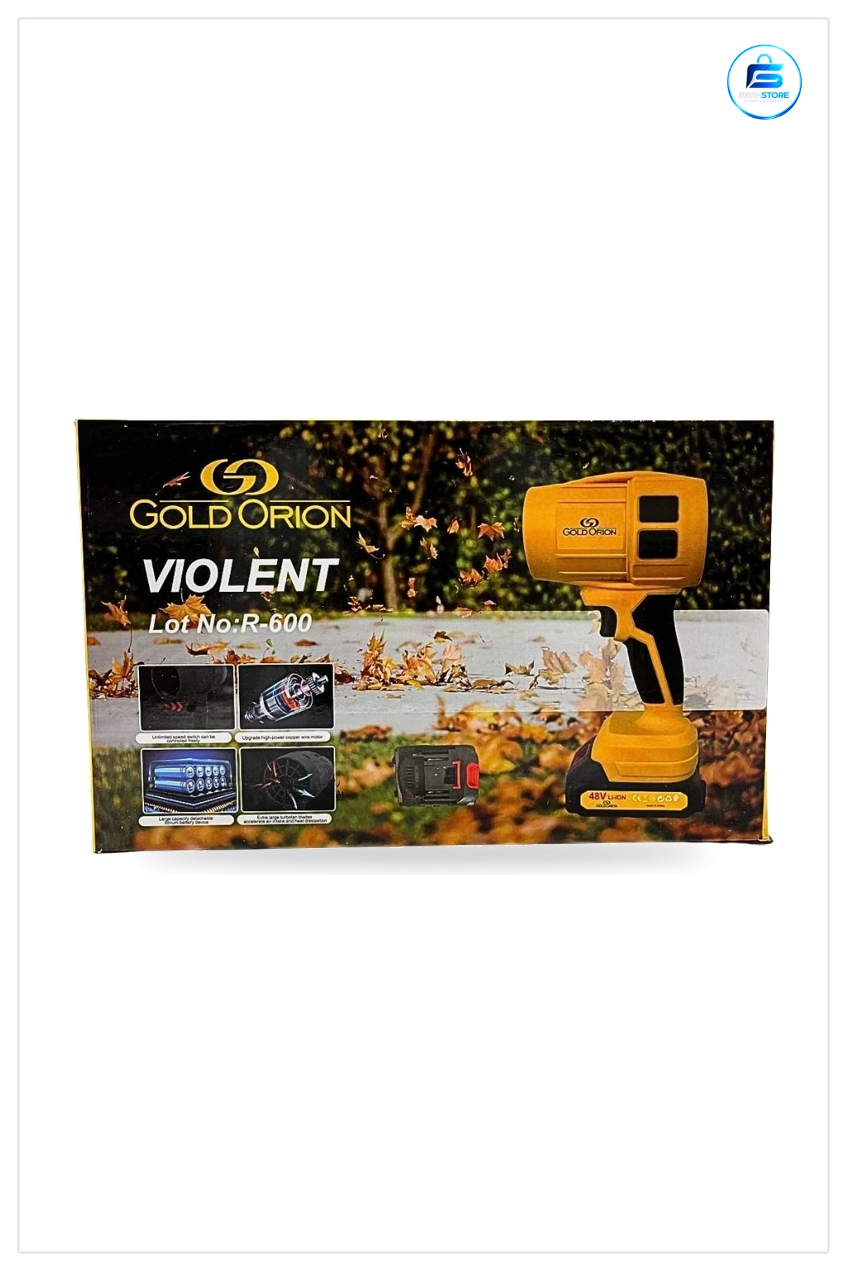 Şarjlı Üfleme Makinesi Yaprak Toplama Bahçe Bağ Temizlik Kablosuz El Tipi Yüksek Güç Taşınabilir