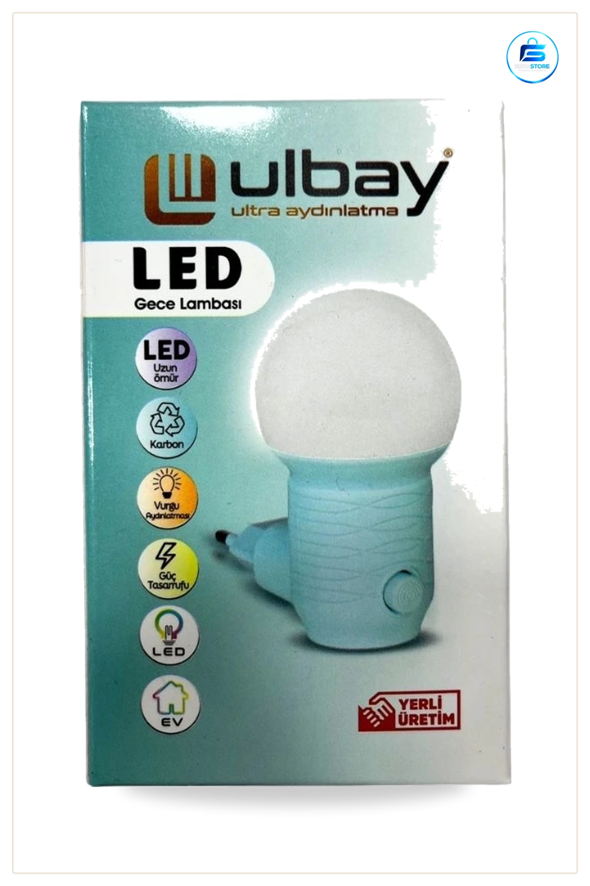 Top LED Gece Lampısı İki Renk Priz Tipi Güç Tasarruflu Yatak Odası KoridorAydınlatma