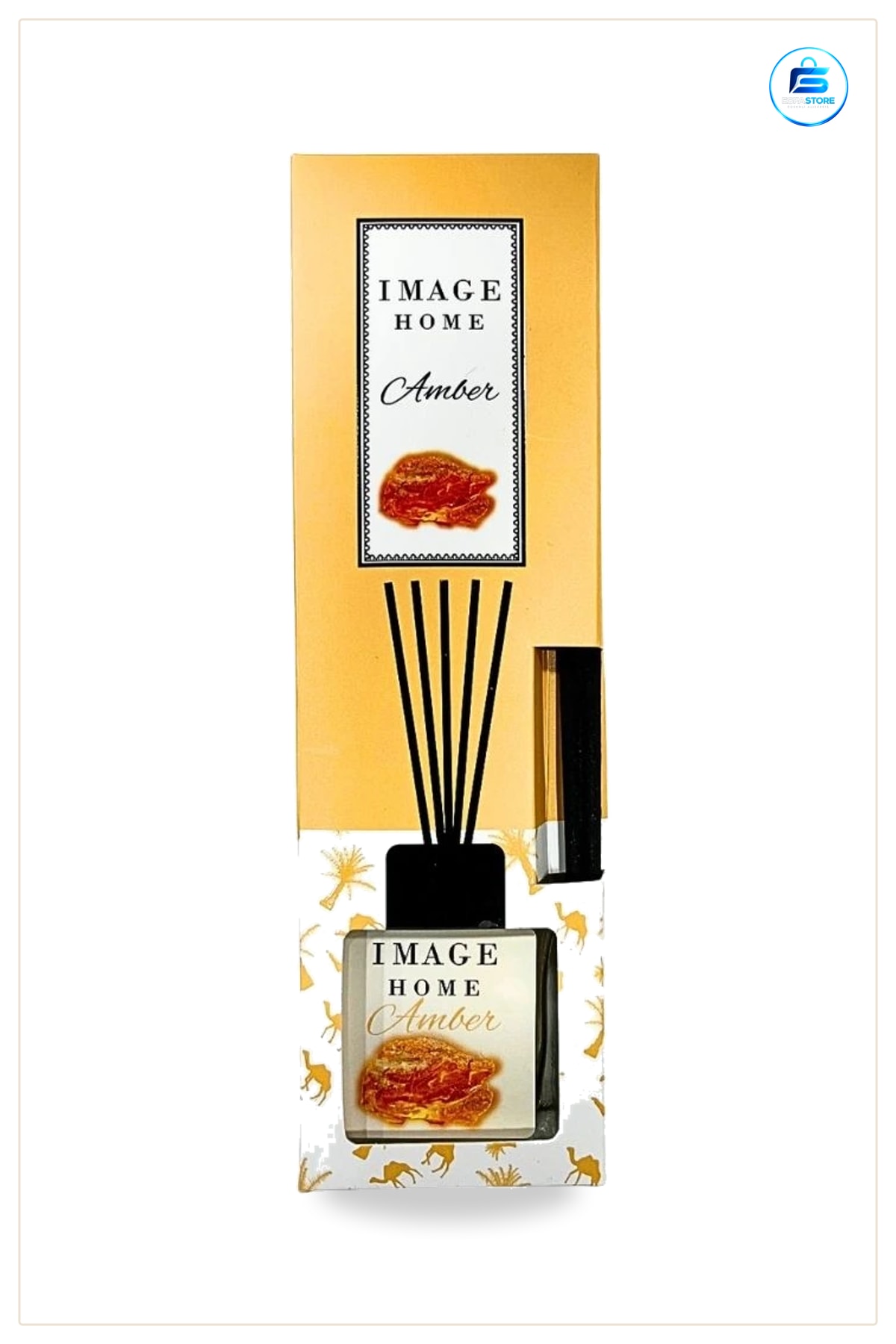 Bambu Çubuklu Oda Kokusu 100 ml Amber Difngüzör Ev Dekorasyon Yayıcı Şişeli Kokulu