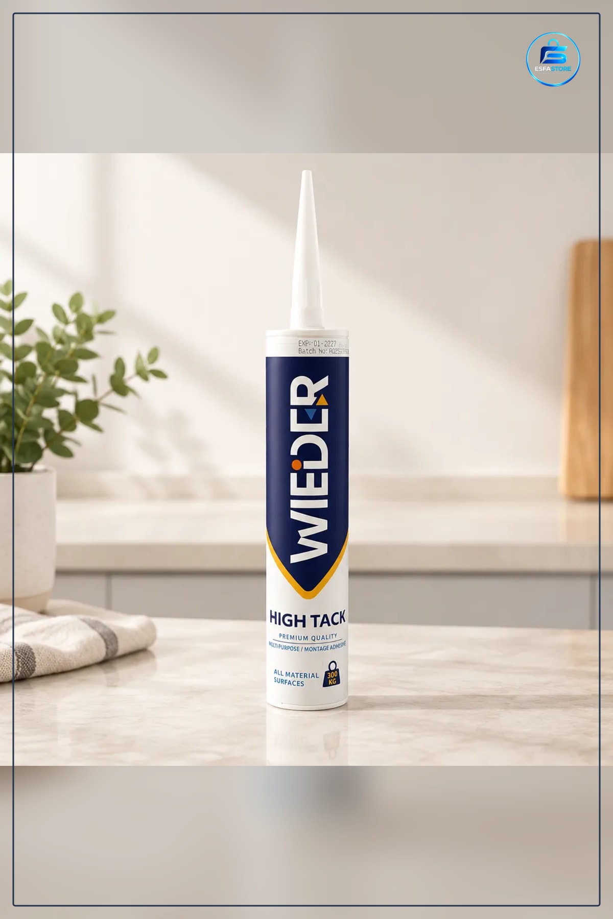 High Tack Montaj Yapıştırıcı 290 ml Beyaz Kartuş Hiçbir Yüzeyde Yapışması Ev Hırdavat Tutunma Güçlü