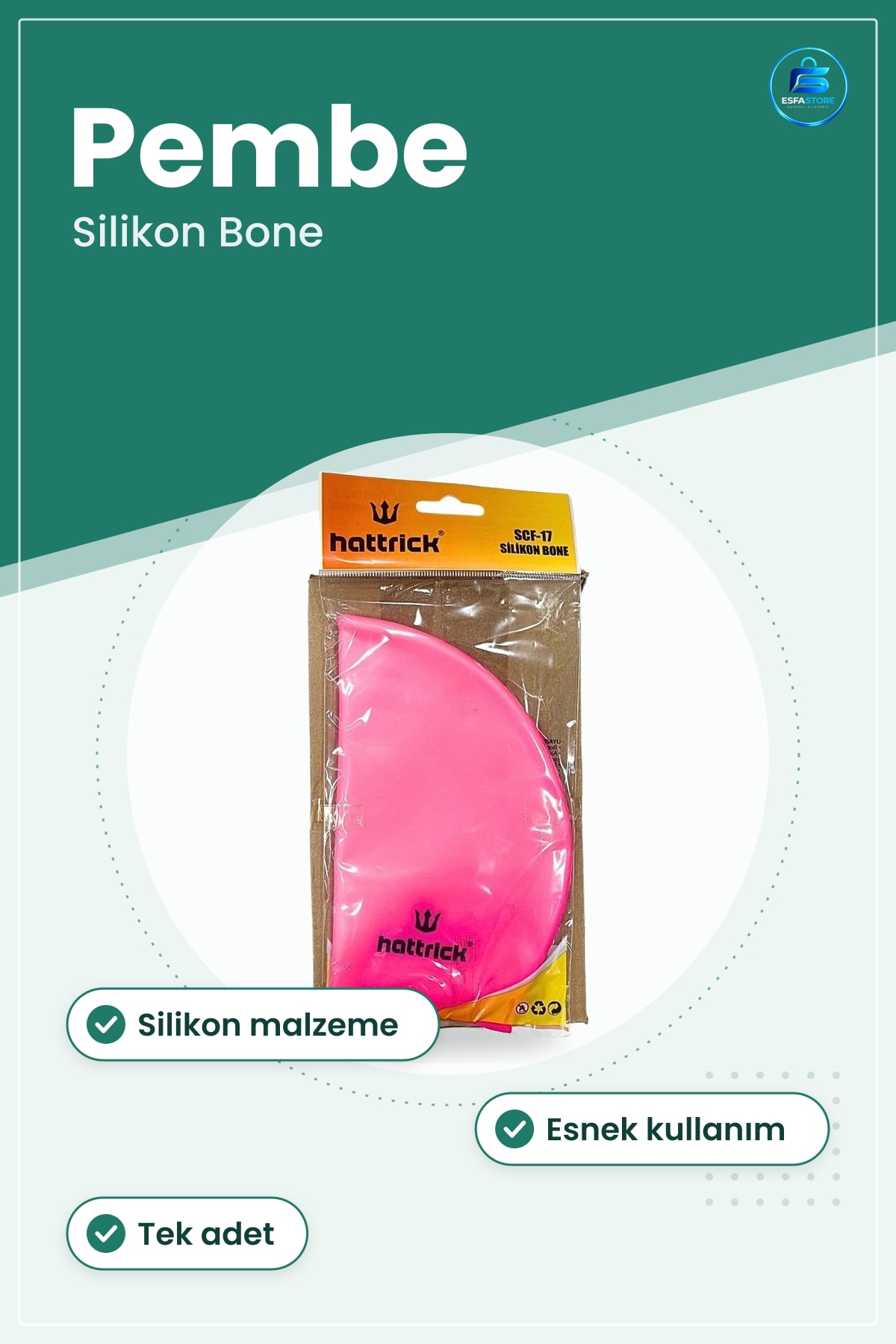 Pembe Silikon Yücüü Bone Yüzme Havuz Kullanımı İçin Su Sporu Aksesuarı Esnek Malzemeli