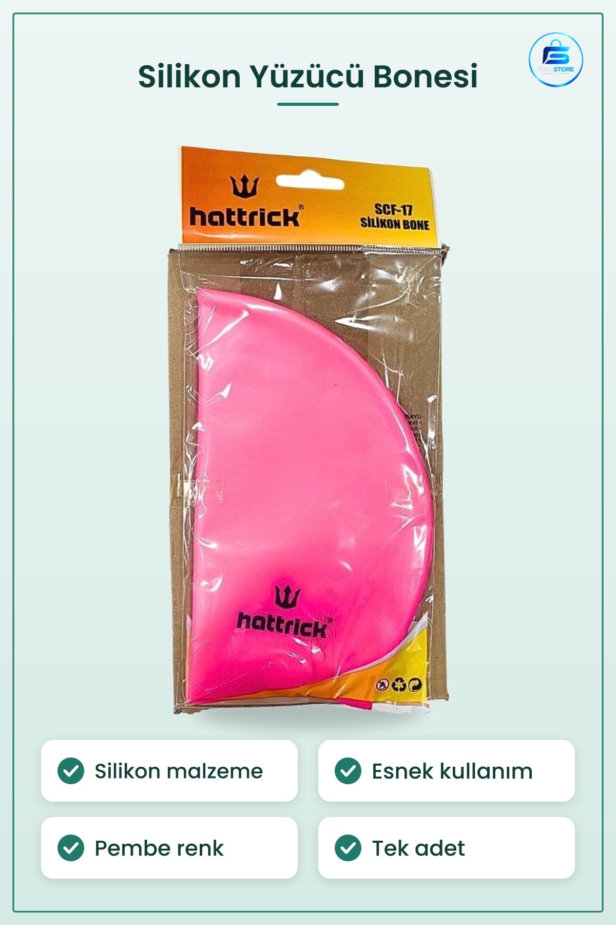 Pembe Silikon Yücüü Bone Yüzme Havuz Kullanımı İçin Su Sporu Aksesuarı Esnek Malzemeli