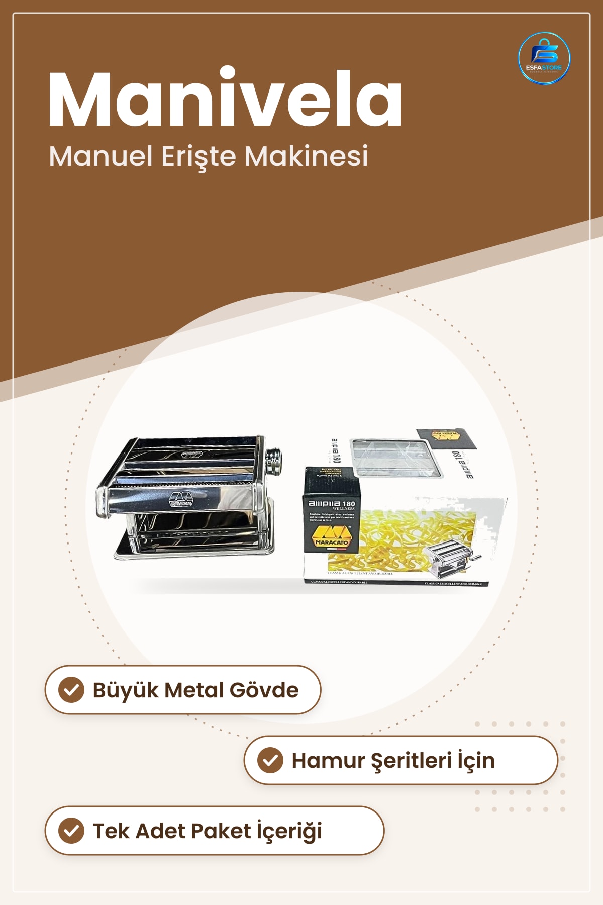 Erişte Makinesi Büyük Metal Hamur Şekillendirici Manuel Makarna Açma Mutfak Ev Yemek Hazırlama
