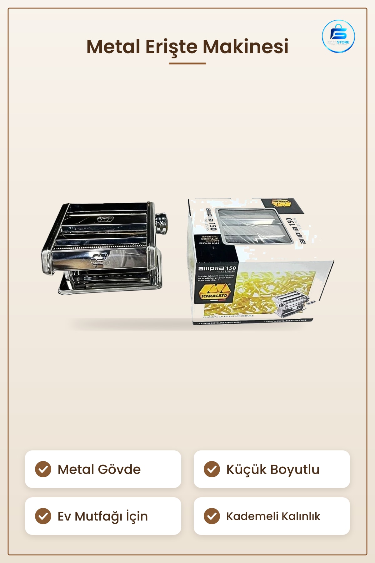 Erişte Makinesi Küçük Metal Hamur Şekillendirici Pasta Ev Mutfak Manuel Yemek Hazırlık