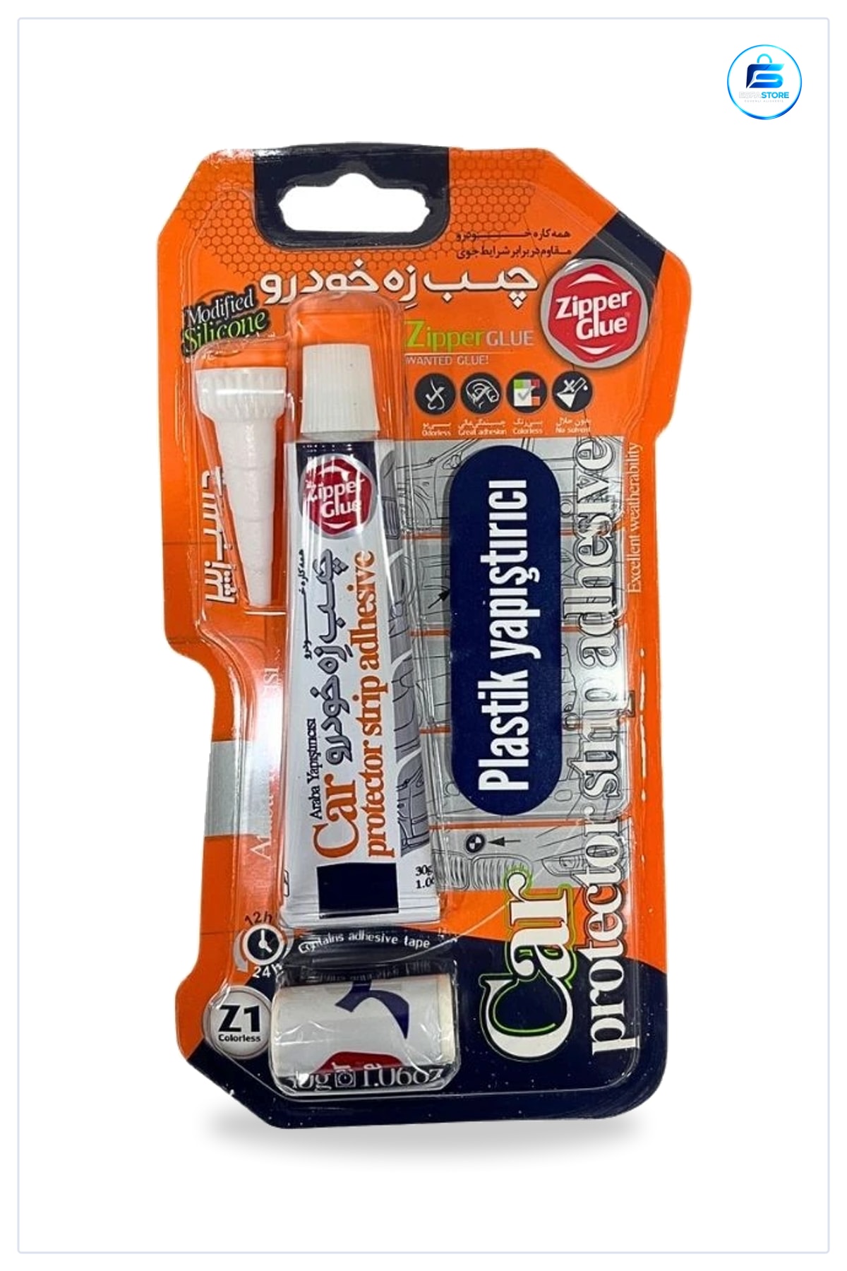 Plastik Yapıştırıcı 30 g Renksiz Modifiye Silikon Esaslı Ev Tamir Onarım Hırdavat Malzemesi