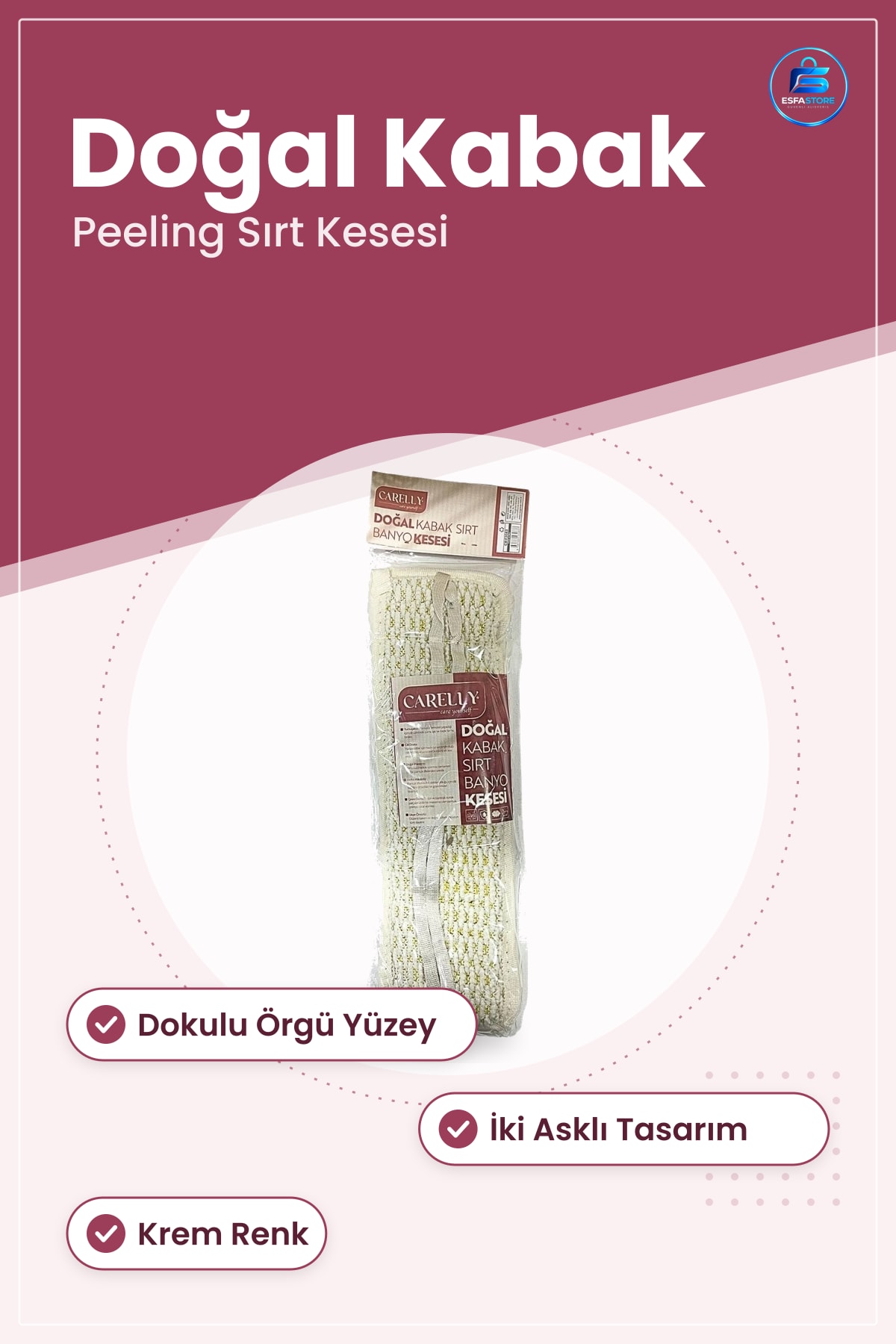Banyo Lifi Doğal Kabak Sırt Kesesi Peeling Ölü Deri Temizleyici Duş Cilt Bakım Aracı