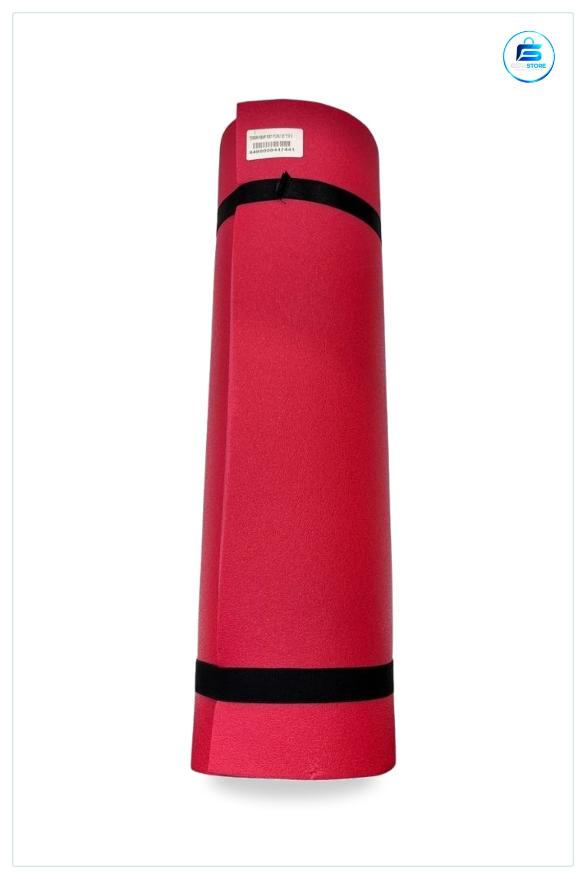 Kamp Matı 55x170 cm Filmli Yüzeyli Yoga Kırmızı Taşıma Kayışlı Dış Mekan Ev Kullanımı Spor