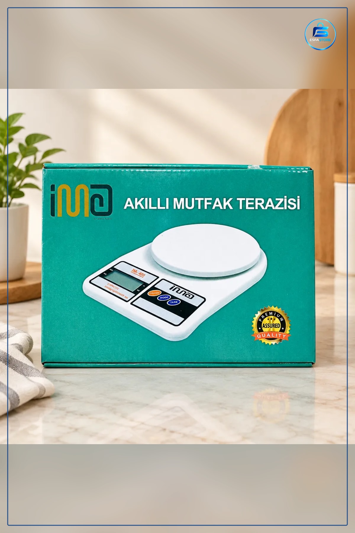 Dijital Mutfak Tartısı Akıllı Terazi Yiyecek Hazırlama Ekranlı Pratik Ölçüm Aleti