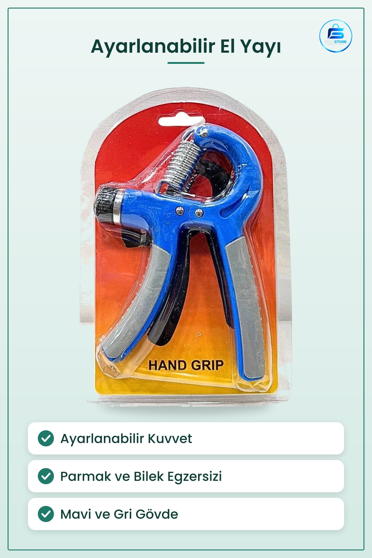 El Yayı Hand Grip Ayarlanabilir Kuvvet Egzersiz Aleti Parmak Bilek Güçlendirici Spor Ekipmanı