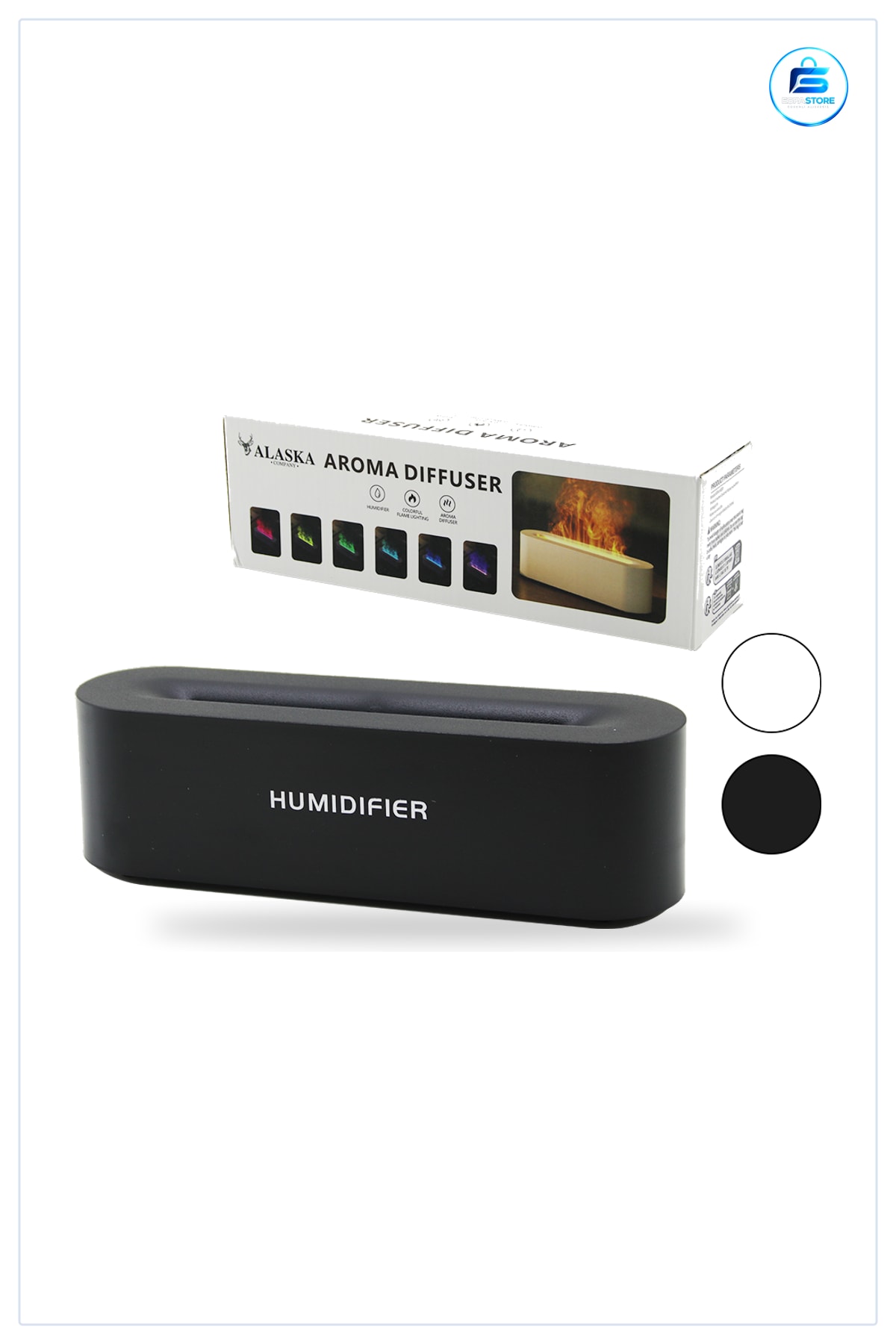 Hava Nemlendirici 150 ml USB Dikdörtgen Renkli LED Aroma Diffüzer Ev Ofis Yatak Odası