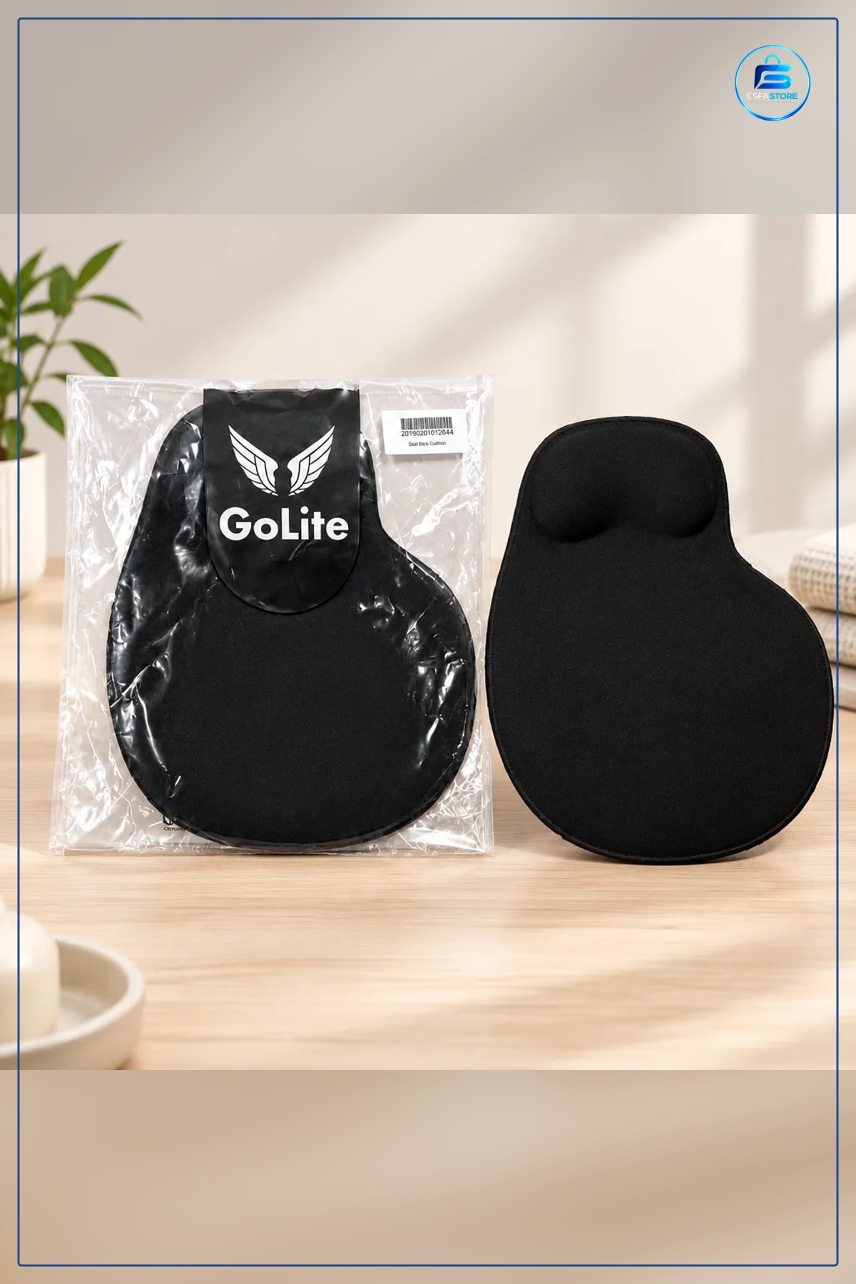 Oval Bilek Destekli Mousepad Ergonomik Ofis Bilgisayar Fare Pedi Siyah Konforlu Çevre Birimi