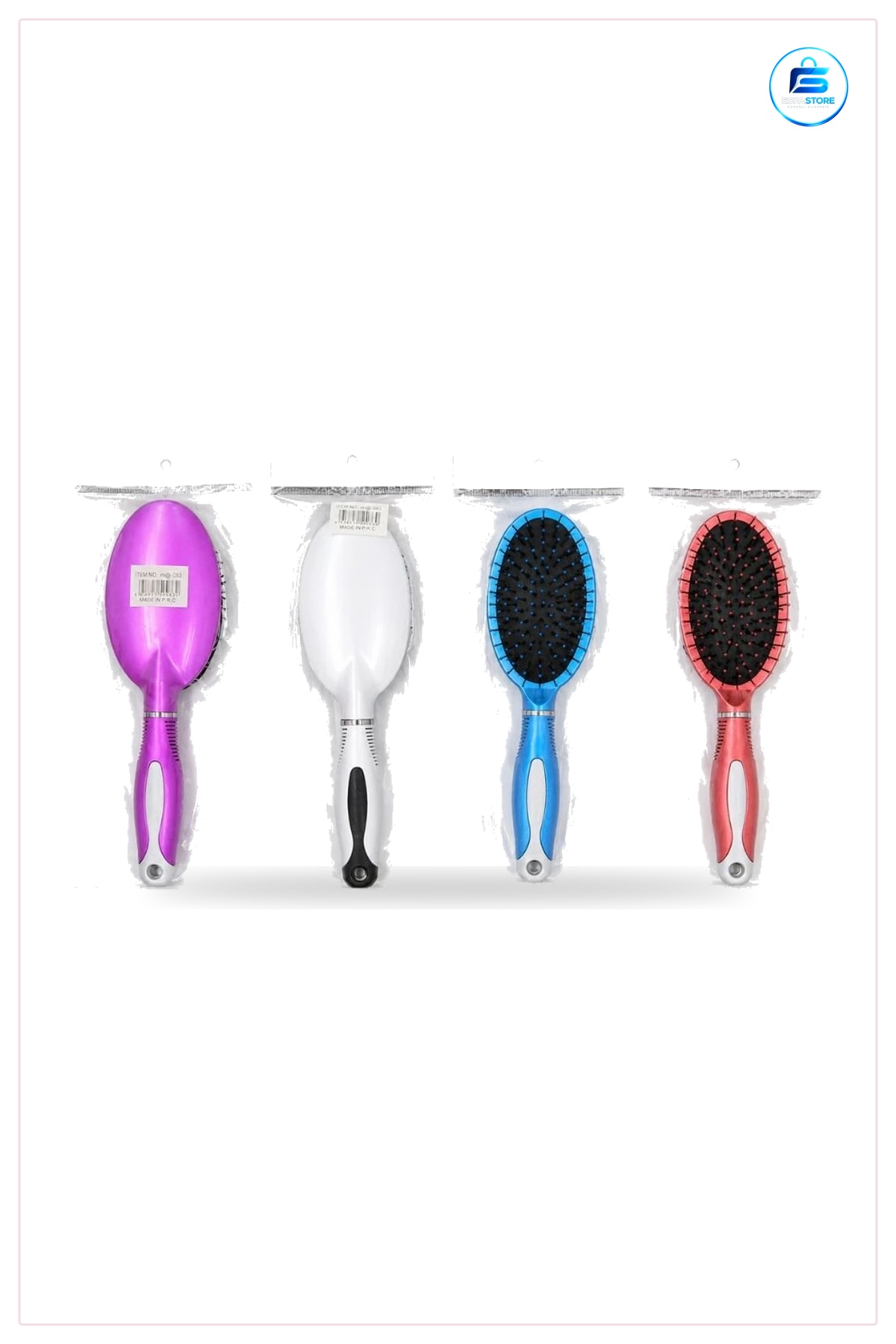 Büyük Oval Saç Taranı Kafa Masajı Plastik Fırçası Tarak Taşınabilir Kompakt Ev Banyo Kullanımı