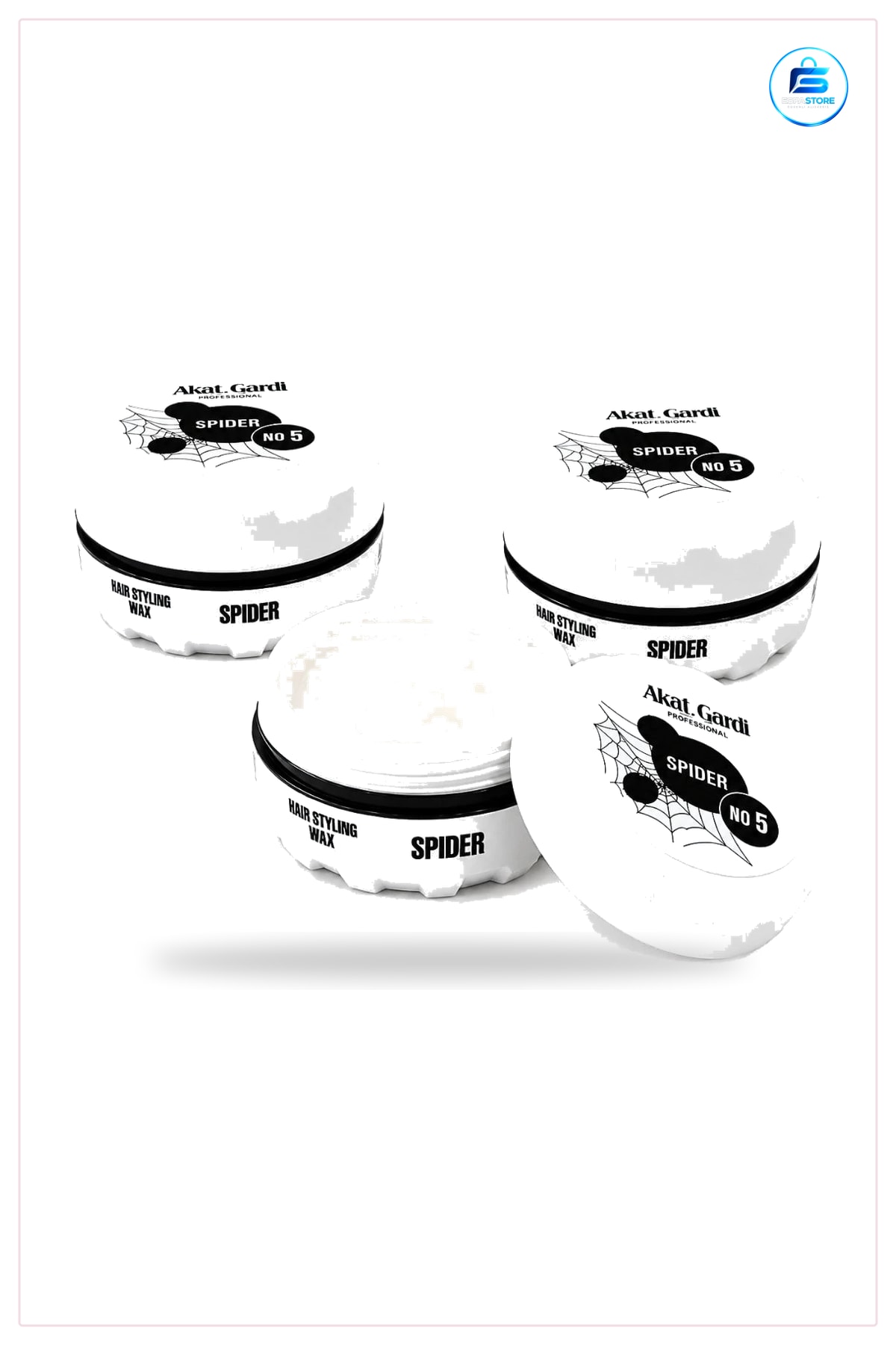 Spider Saç Wax No 5 Beyaz 150 ml Şekillendirici Krem Kozmetik Bakım Ürünü Günlük Kullanım