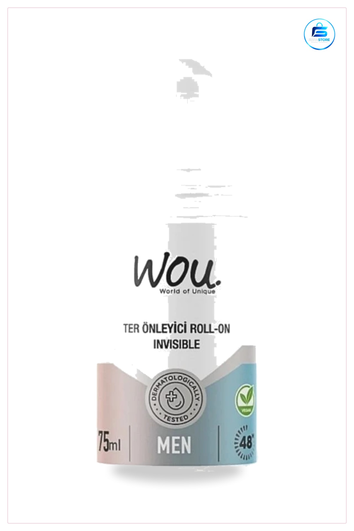 Roll-on Ter Önleyici 75 ml Men Invisible Erkek Deodorant Kişisel Bakım Ürünü Günlük Kullanım