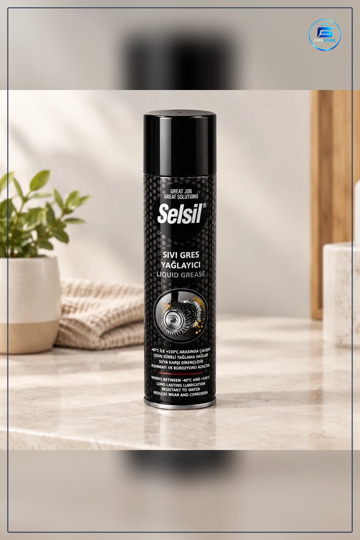 Sıvı Gres Yağlayıcı Genel Bakım Spreyi 500 ml Paslanma Önleyici Suya Dayanıklı Hırdavat Yağı