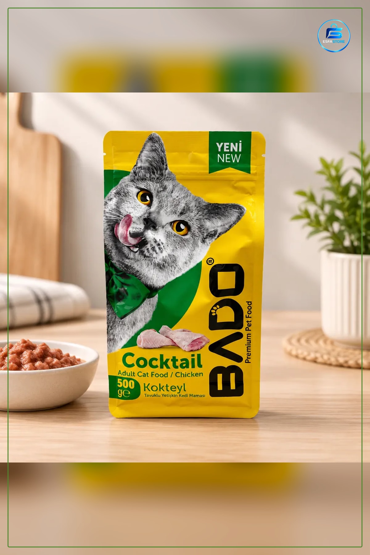 Kedi Kuru Maması Kokteyl Tavuklu Yetişkin Mama 500 g Pet Shop Besin Ürünü Kediler İçin