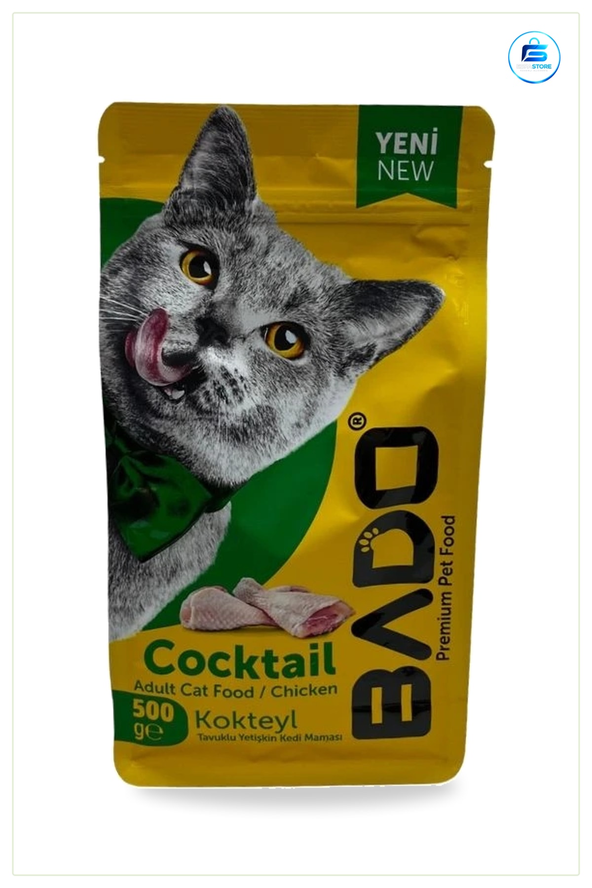 Kedi Kuru Maması Kokteyl Tavuklu Yetişkin Mama 500 g Pet Shop Besin Ürünü Kediler İçin