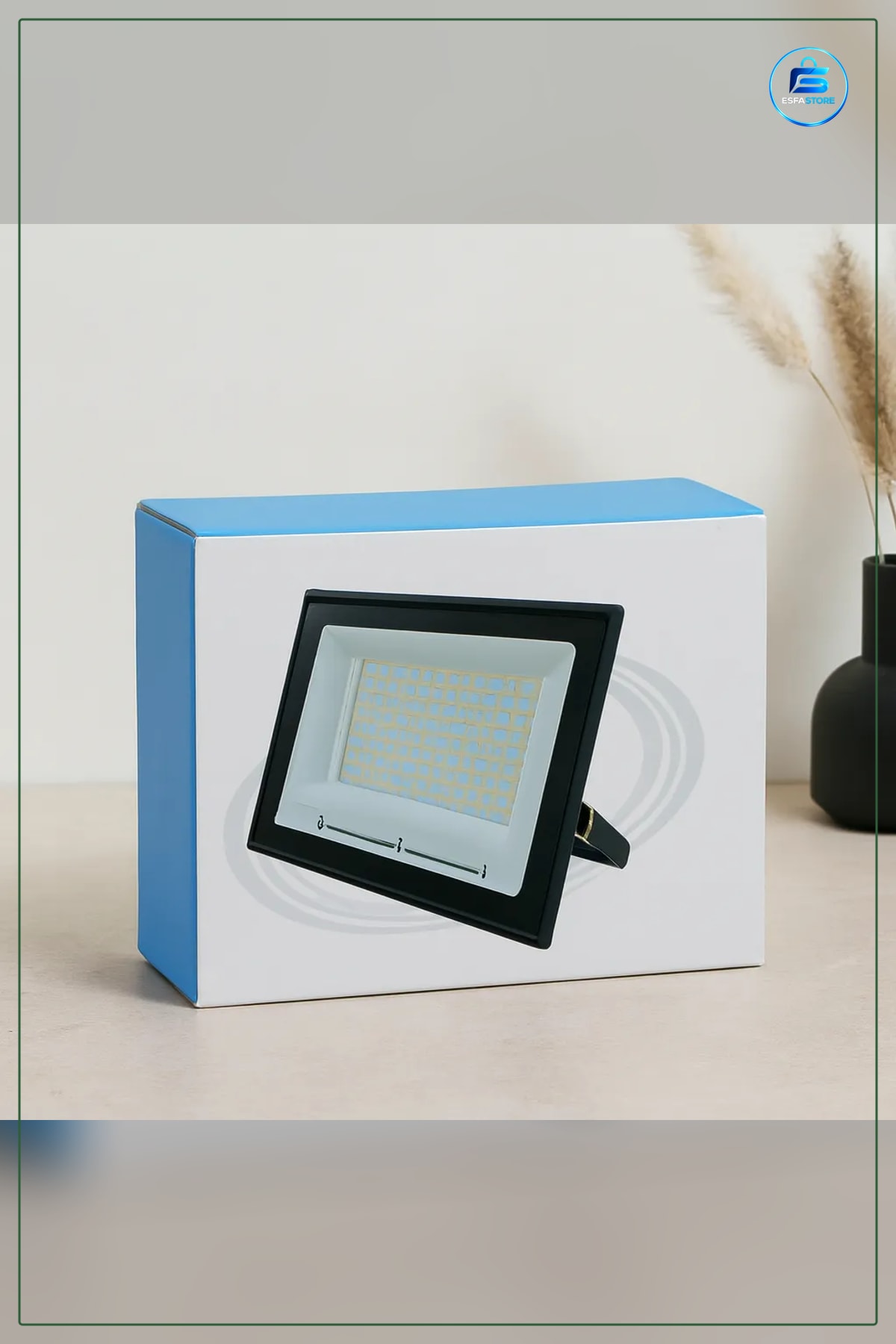 LED Projektör 100 W Derece Alüminyum Gövde Temperli Cam Lens Bahçe Cephe Depo Güvenlik Aydınlatma