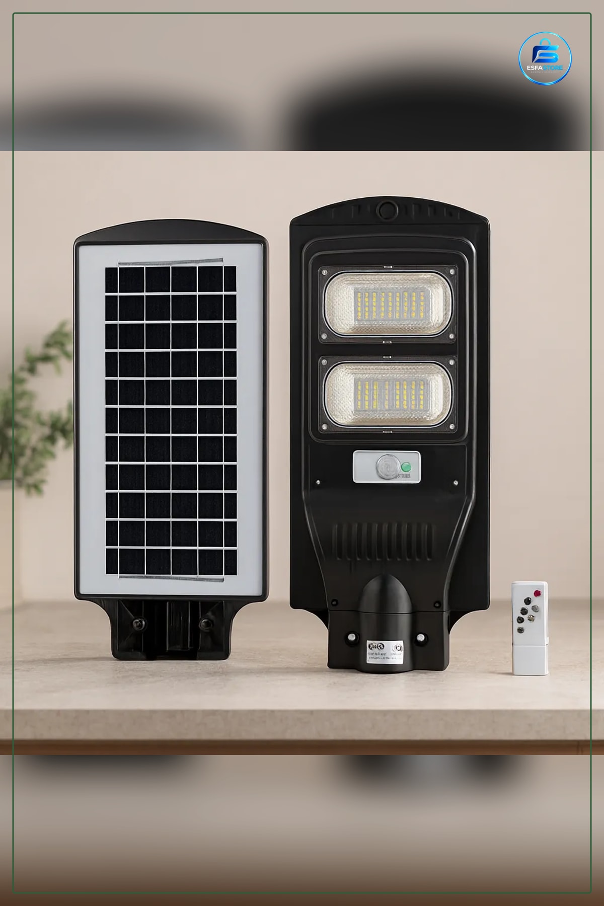 Solar Sokak Lambası 200 W K Sensörlü Kumandalı Güneş Enerjili LED Bahçe Aydınlatması