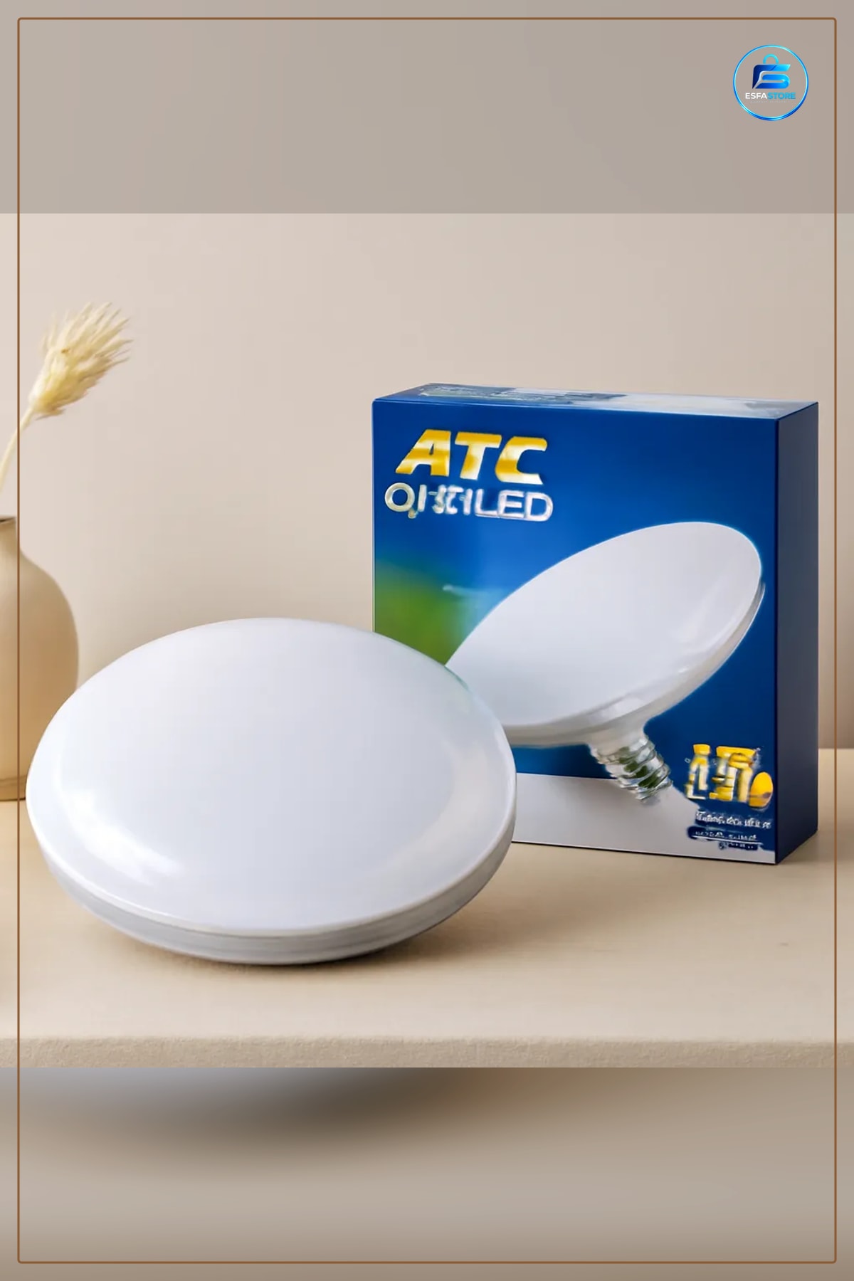 UFO LED Ampul 45W E27 6500K Lümen Beyaz Işık Tavan Aydınlatma Depo Atölye Ofis Otopark