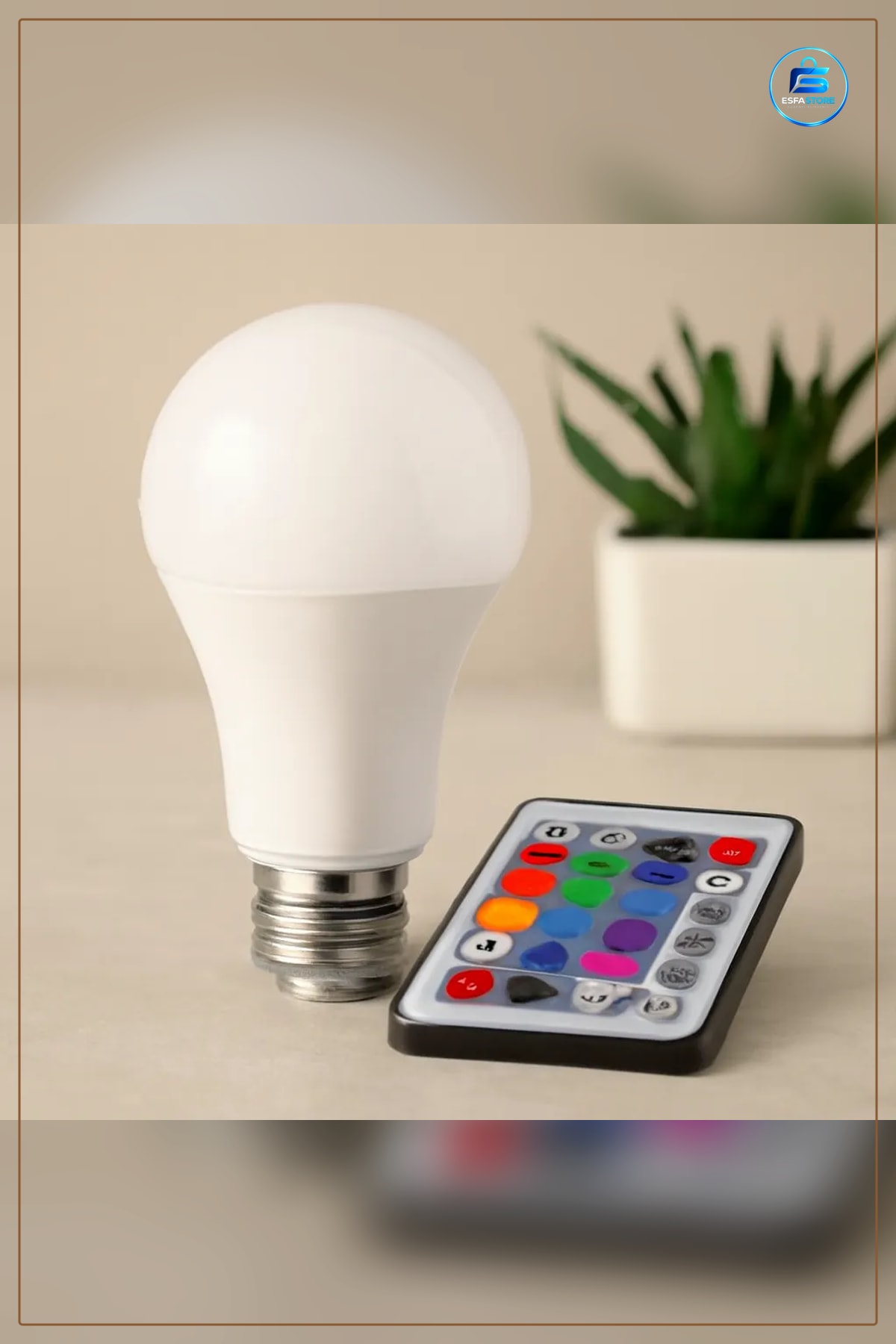 RGB LED Ampul 9W E27 700 lm Kumandalı 15000 Saat Ömürlü Renk Değiştiren Ev Ofis Aydınlatma
